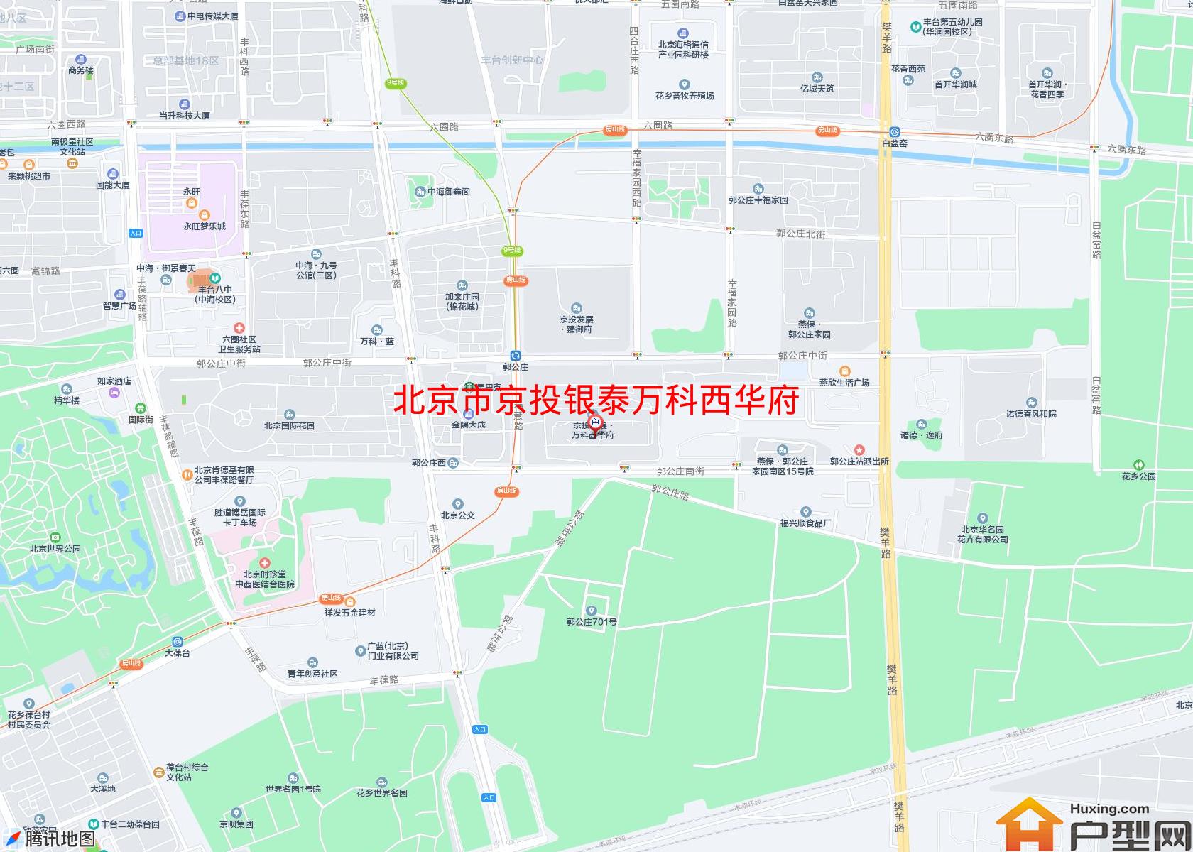 京投银泰万科西华府小区 - 户型网