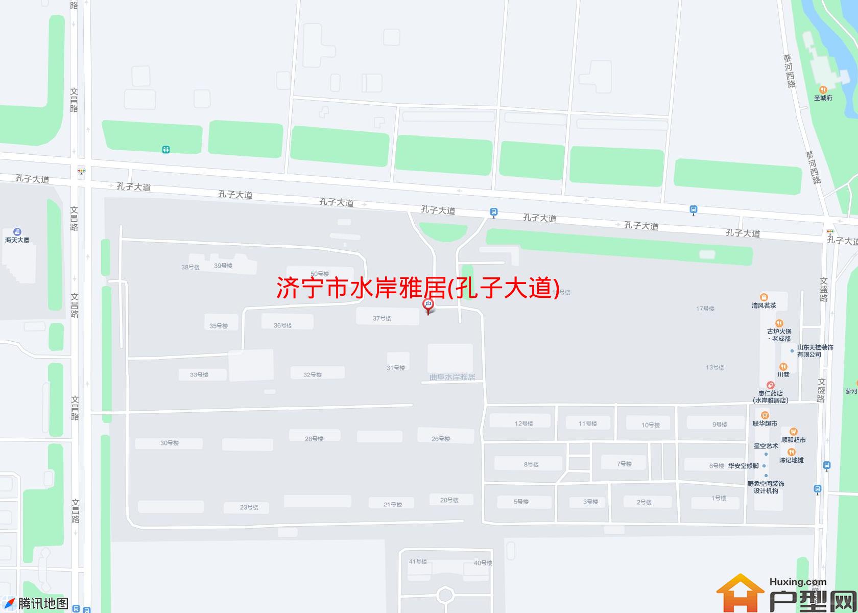 水岸雅居(孔子大道)小区 - 户型网
