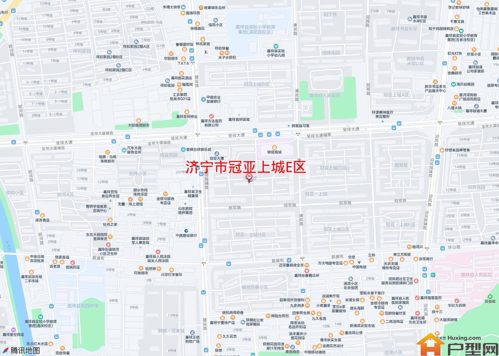 冠亚上城E区小区 - 户型网