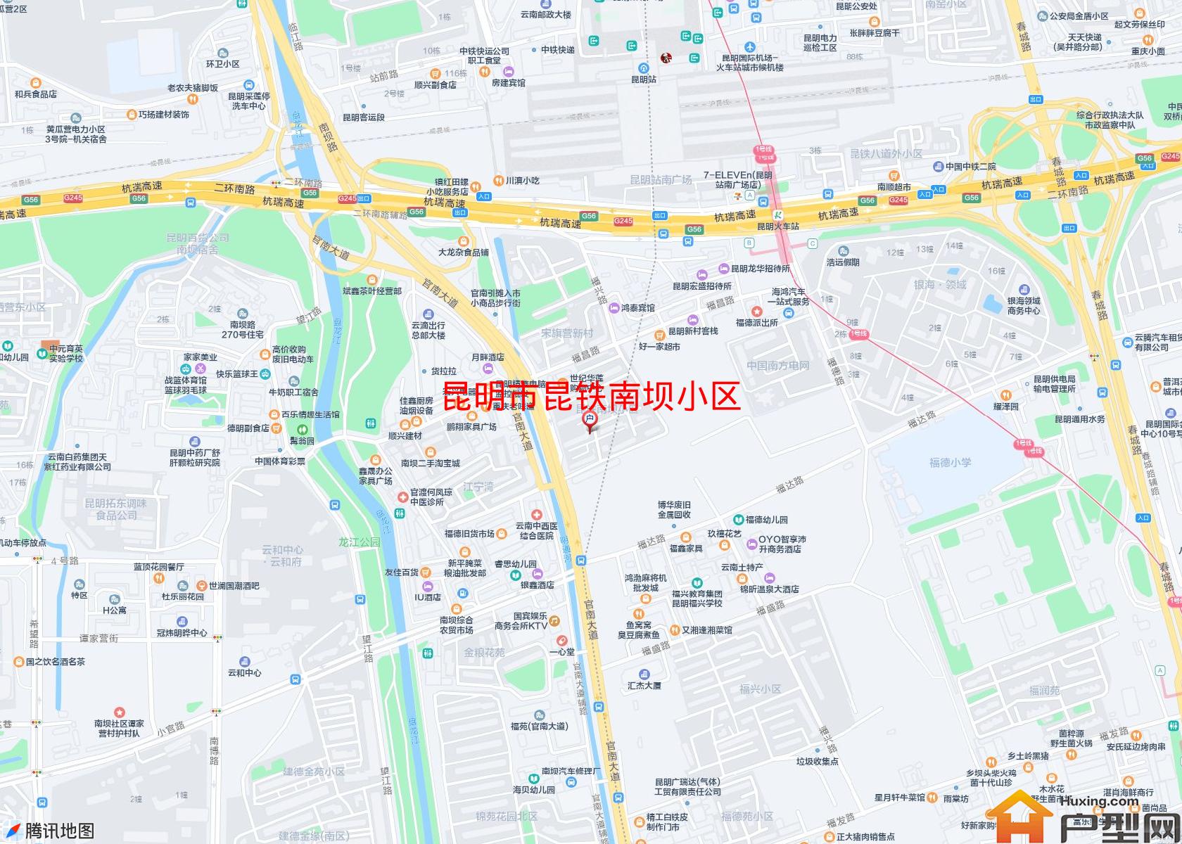昆铁南坝小区小区 - 户型网