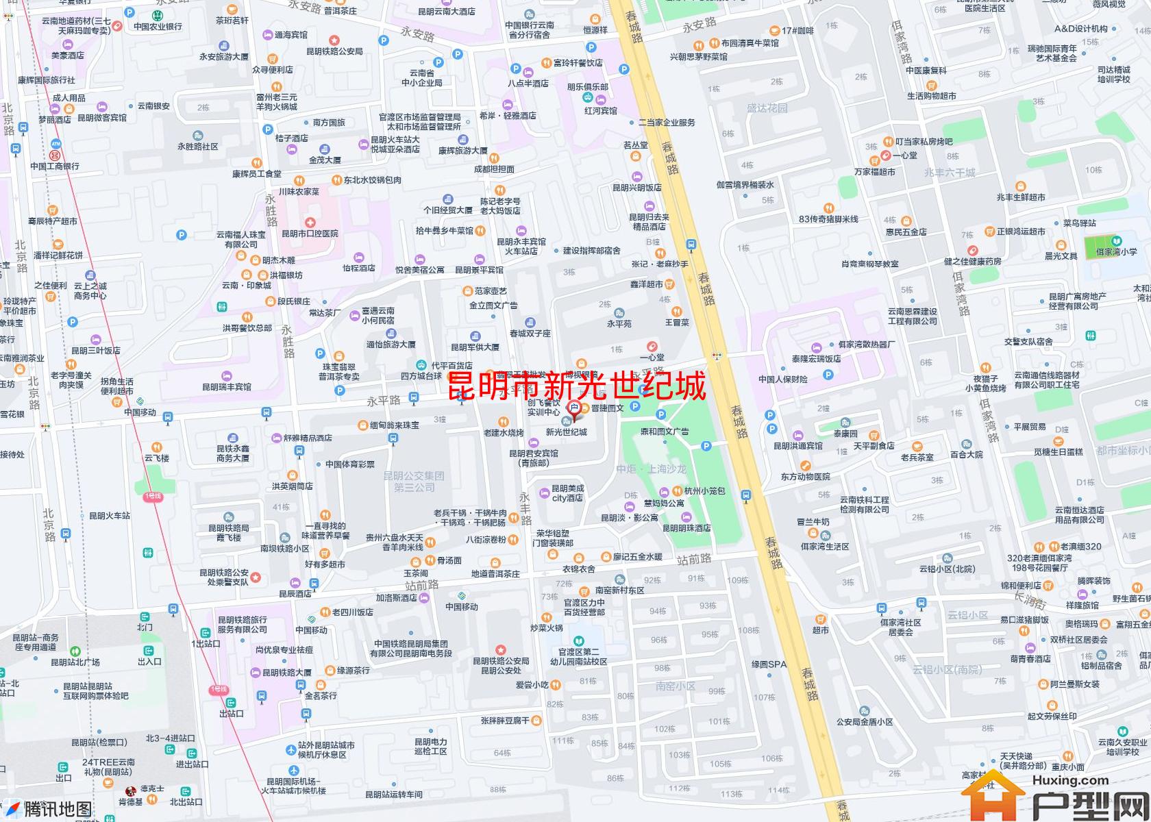 新光世纪城小区 - 户型网