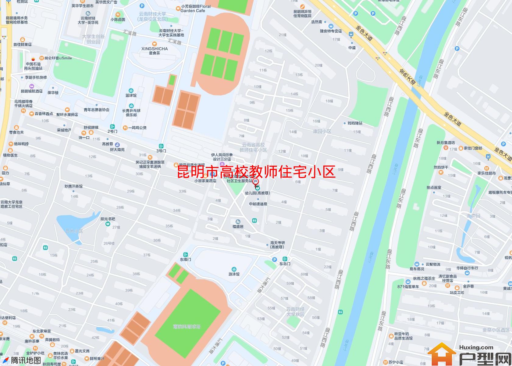 高校教师住宅小区小区 - 户型网