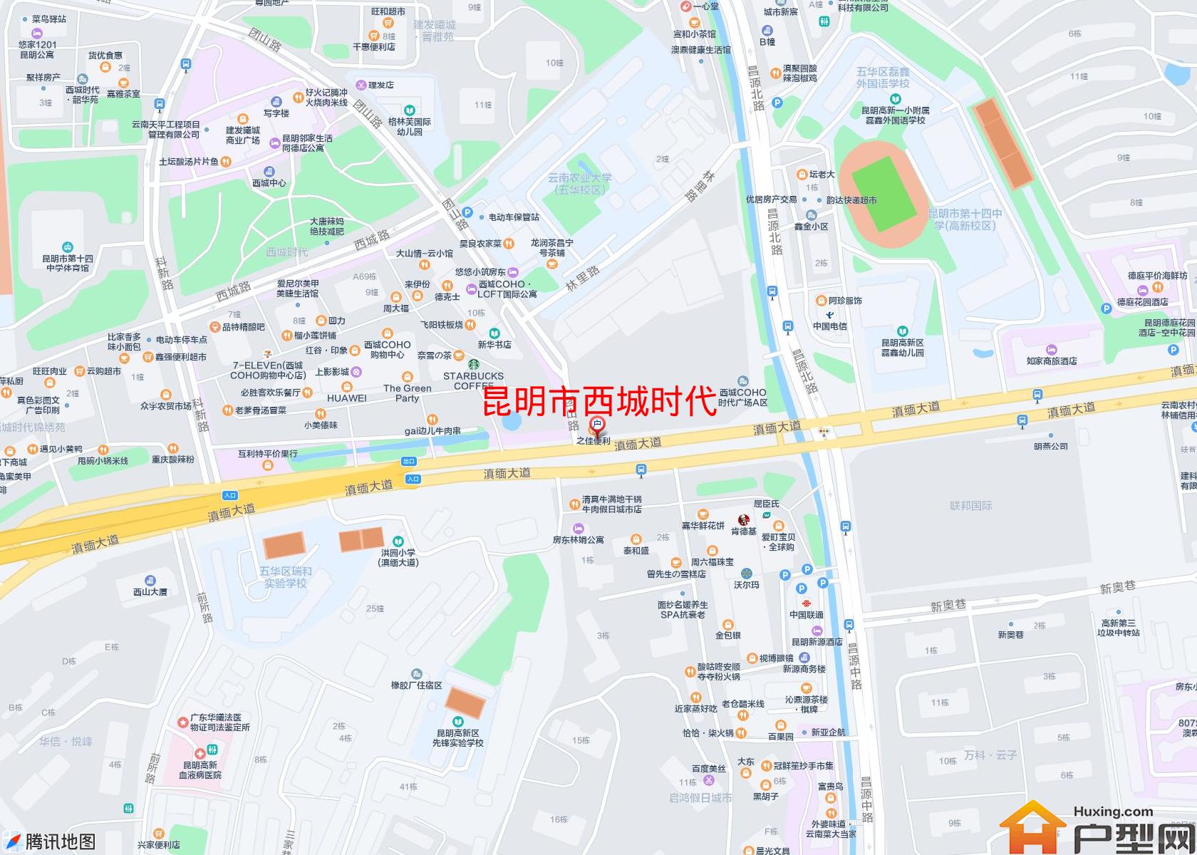 西城时代小区 - 户型网