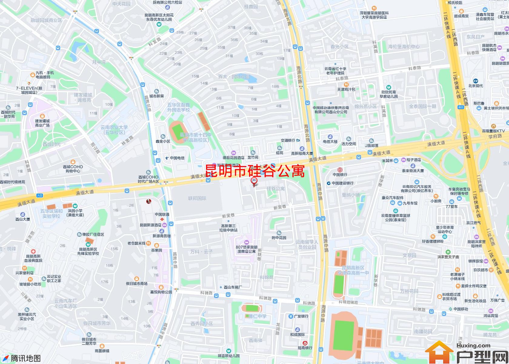 硅谷公寓小区 - 户型网 硅谷公寓小区 - 户型网