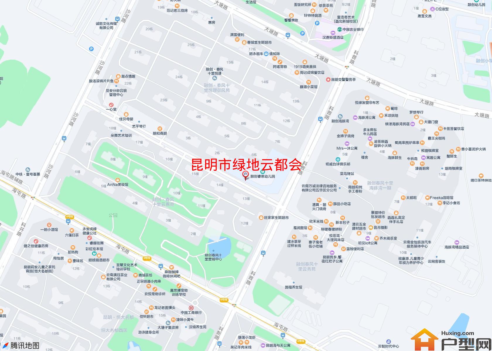 绿地云都会小区 - 户型网