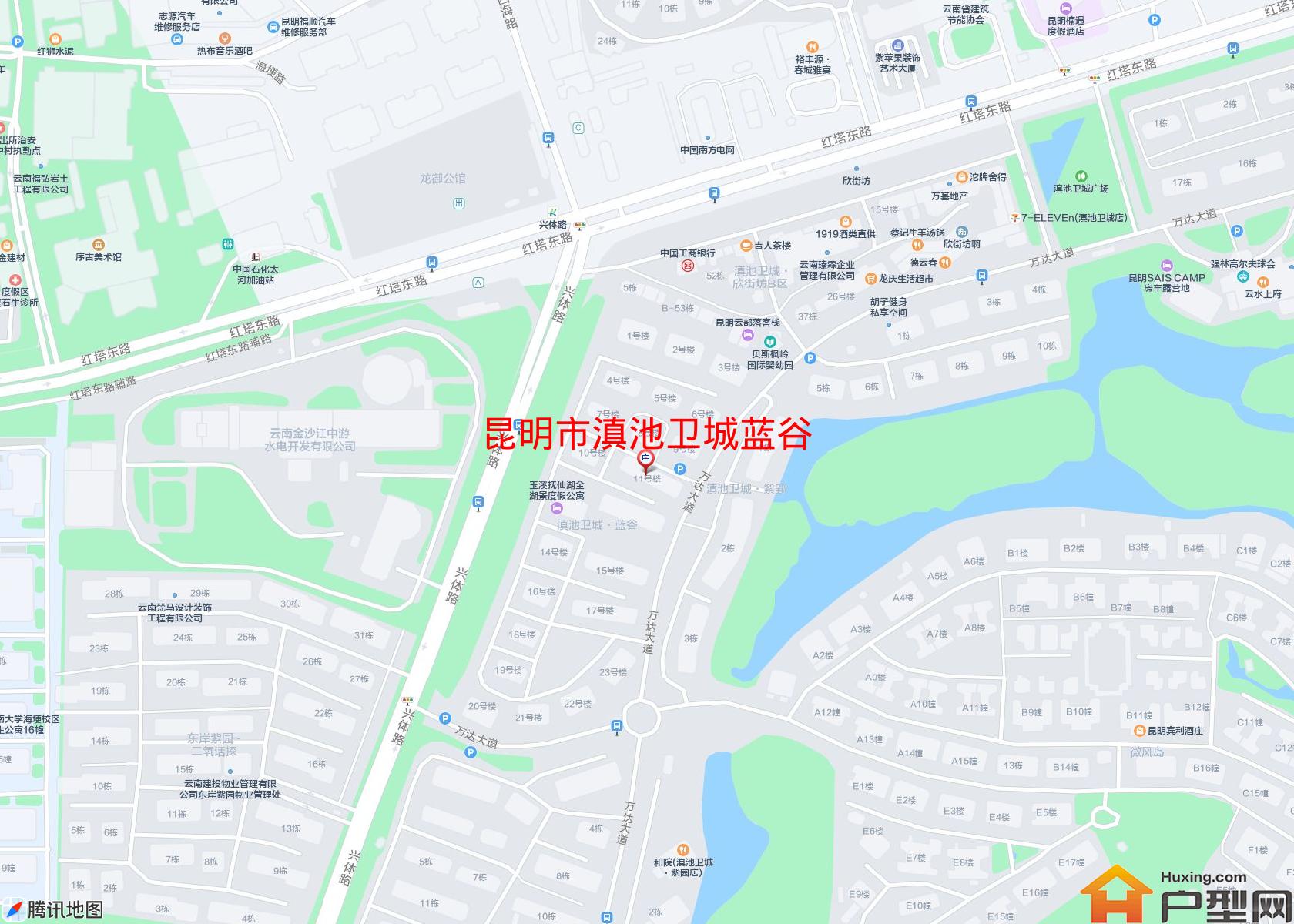 滇池卫城蓝谷小区 - 户型网