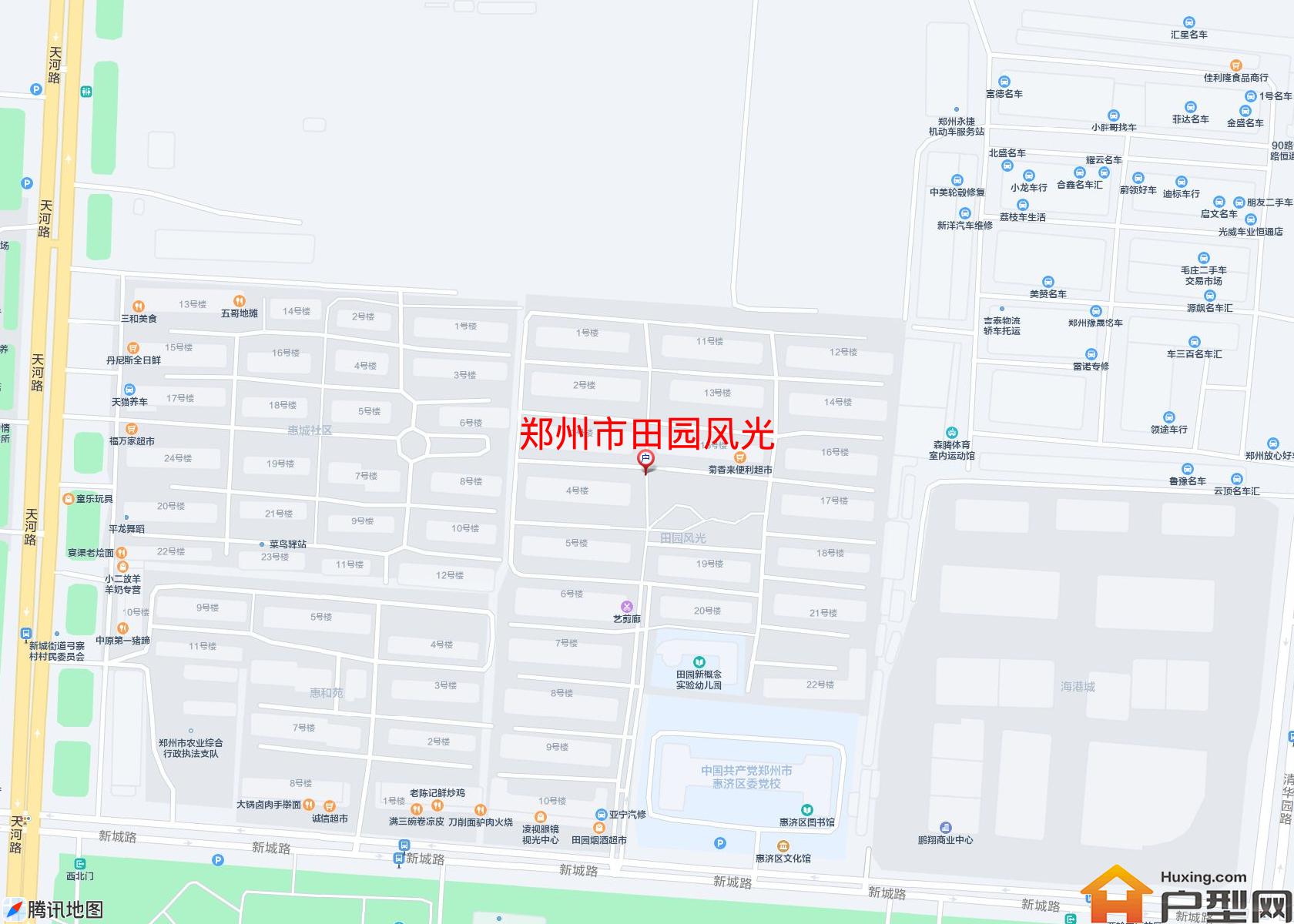 田园风光小区 - 户型网