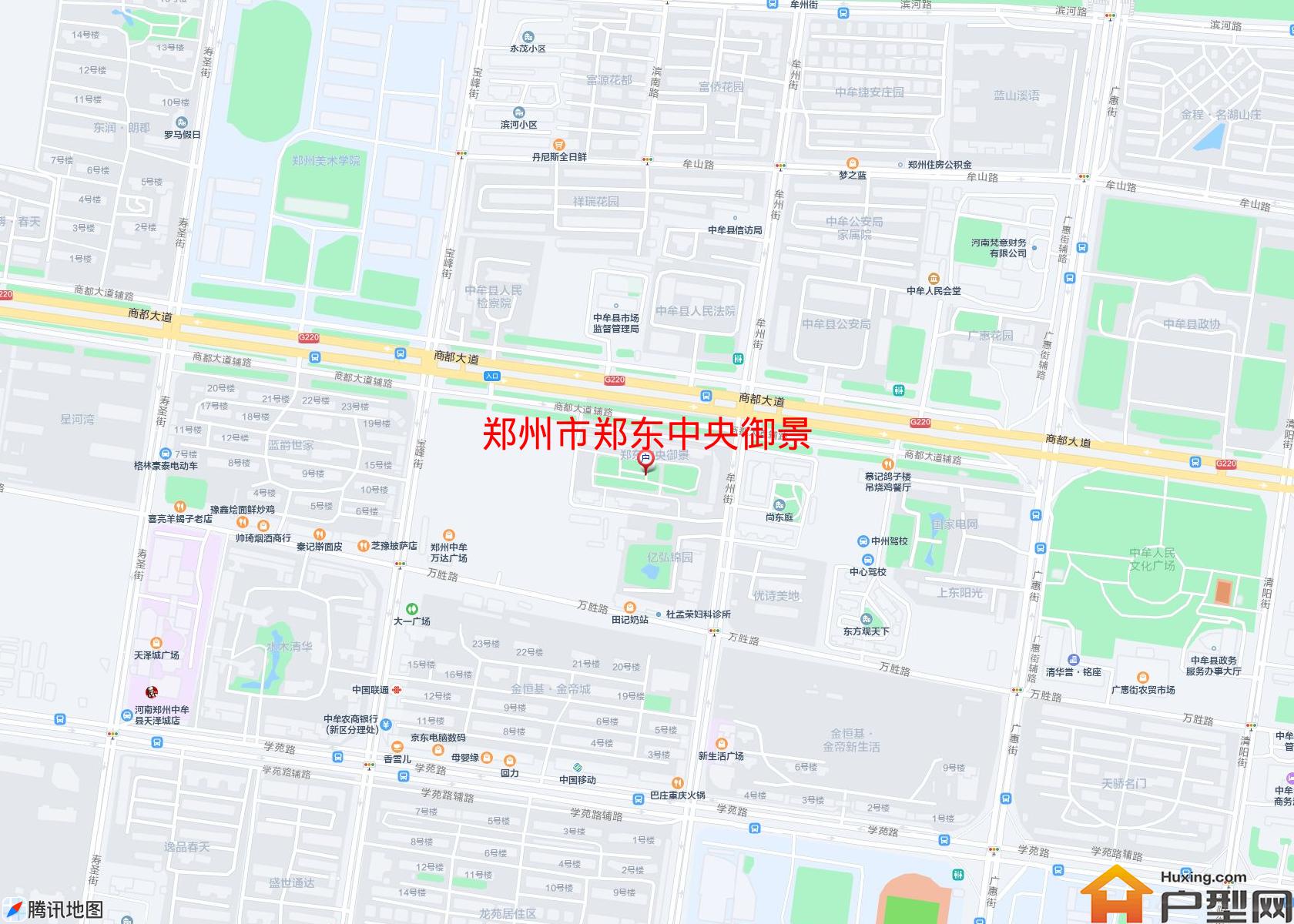 郑东中央御景小区 - 户型网