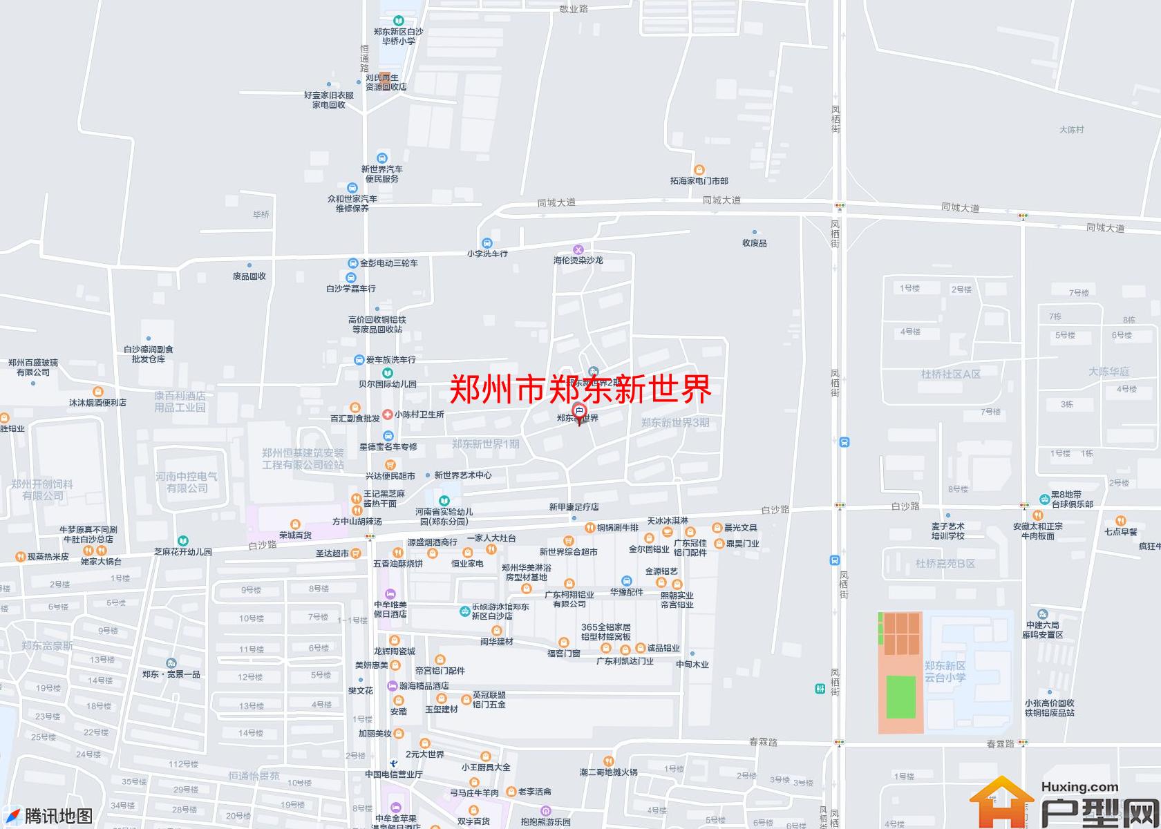 郑东新世界小区 - 户型网