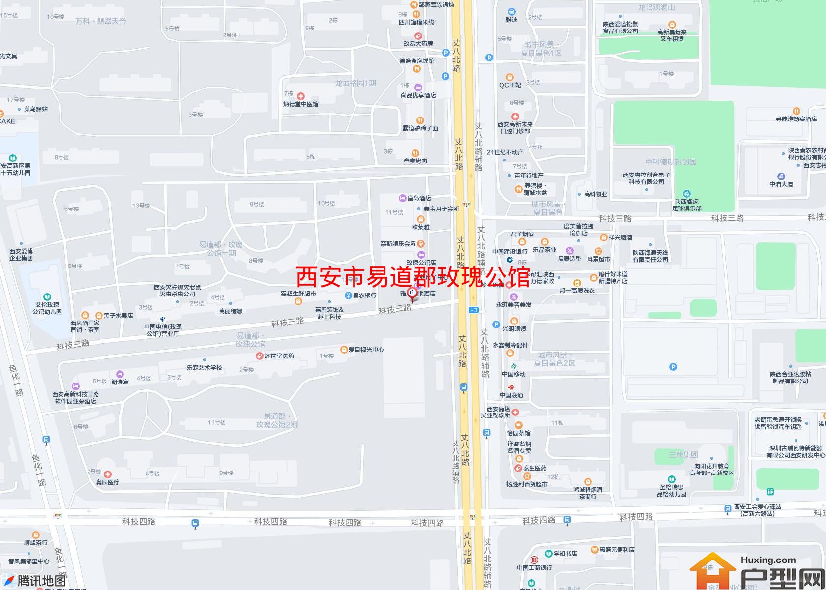 易道郡玫瑰公馆小区 - 户型网
