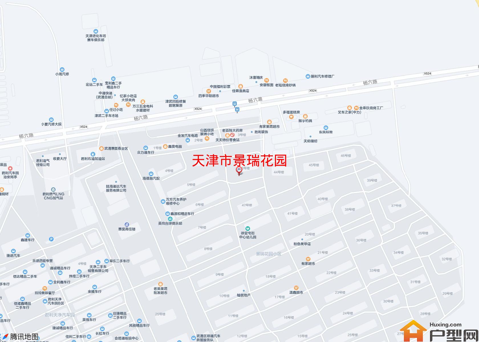 景瑞花园小区 - 户型网