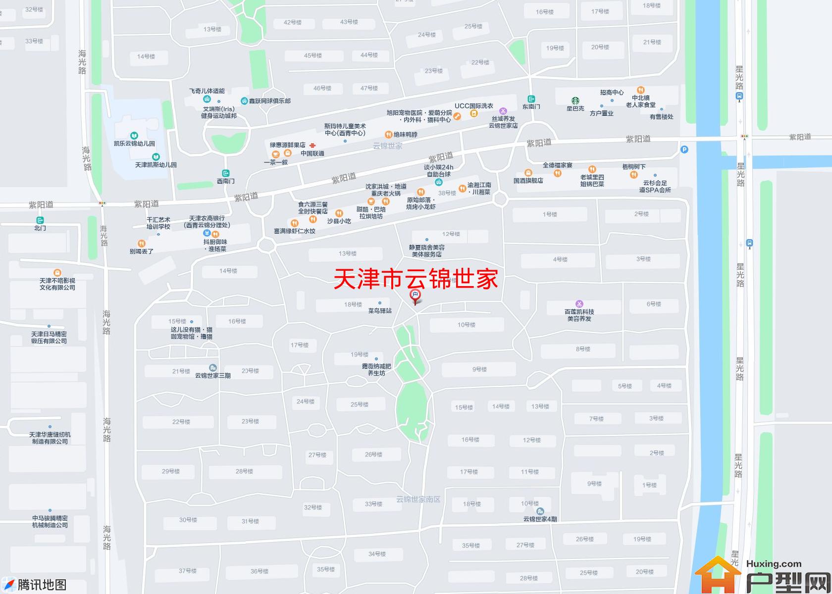云锦世家小区 - 户型网