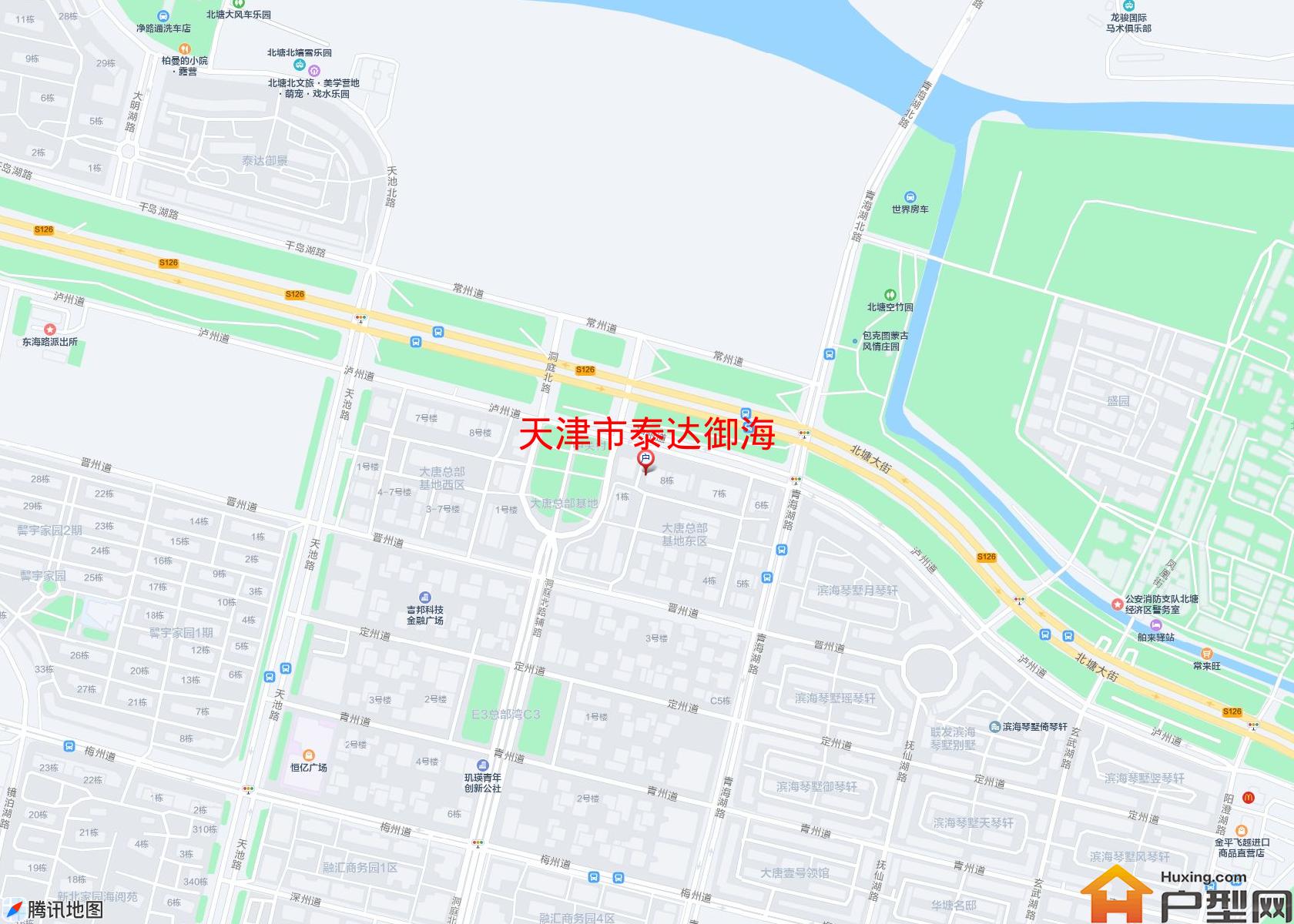 泰达御海小区 - 户型网