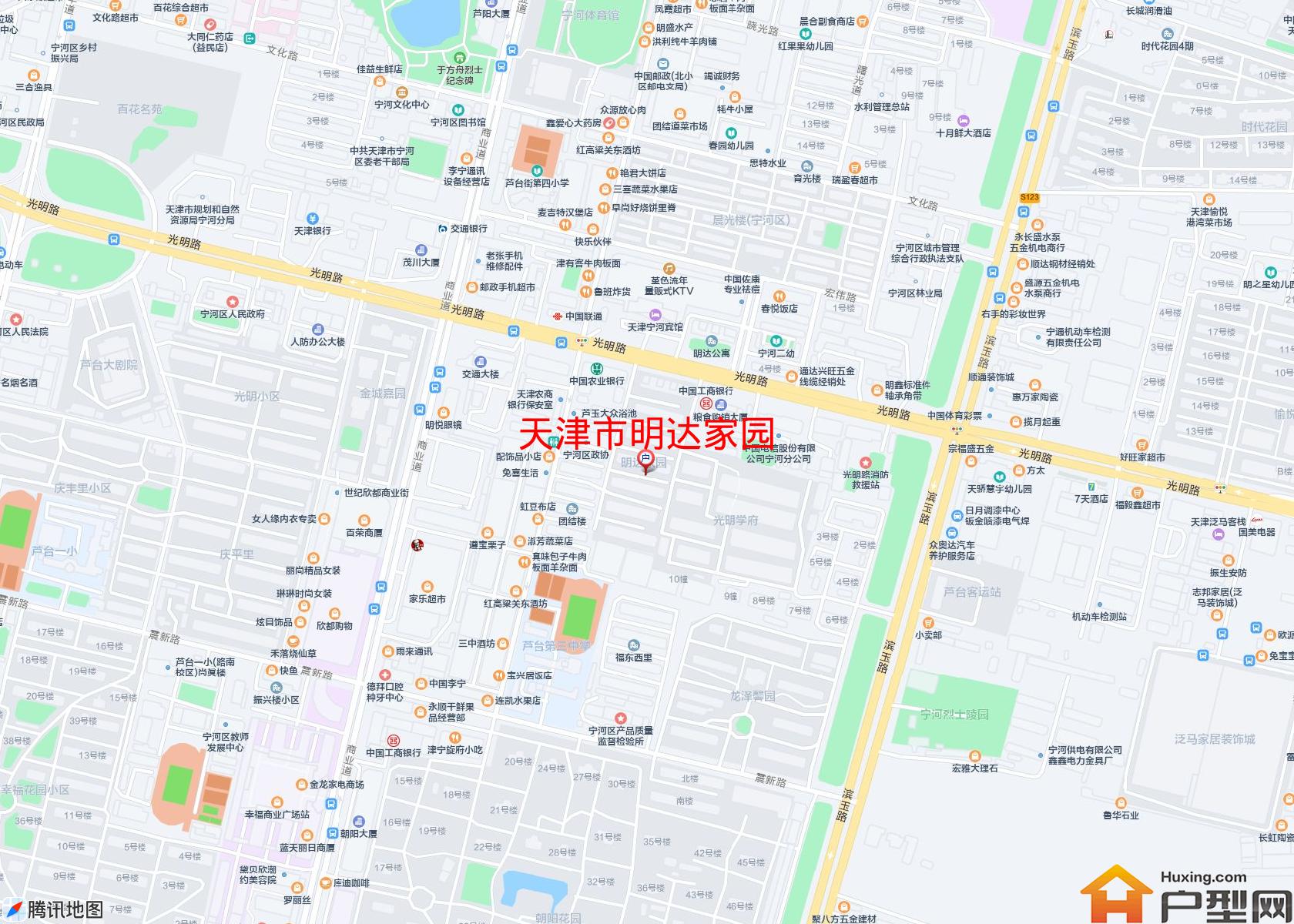 明达家园小区 - 户型网