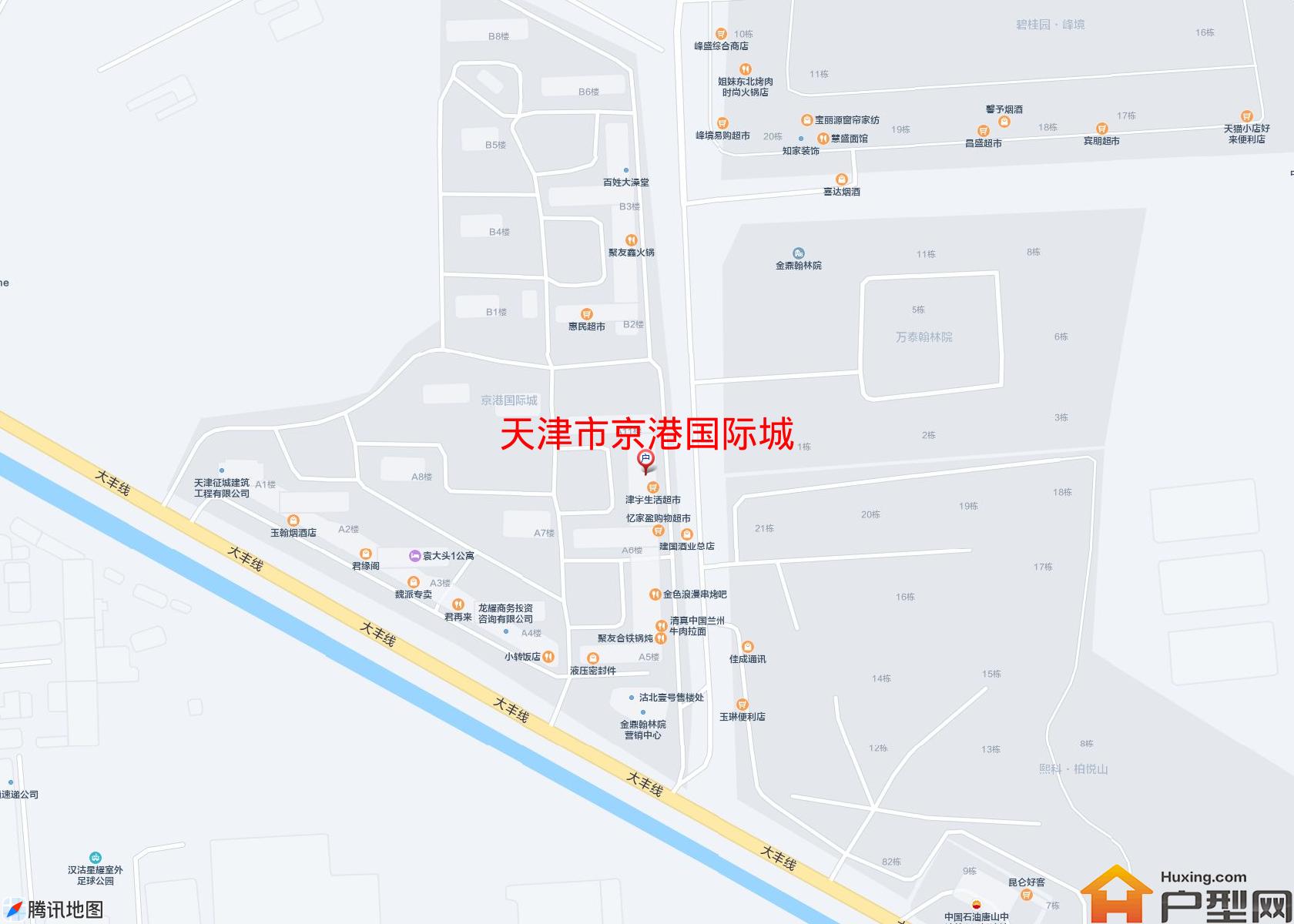 京港国际城小区 - 户型网