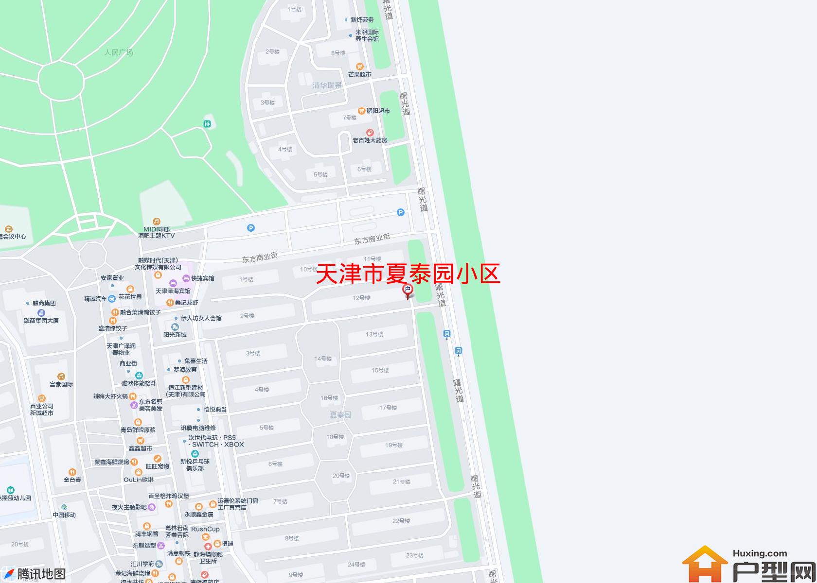 夏泰园小区小区 - 户型网