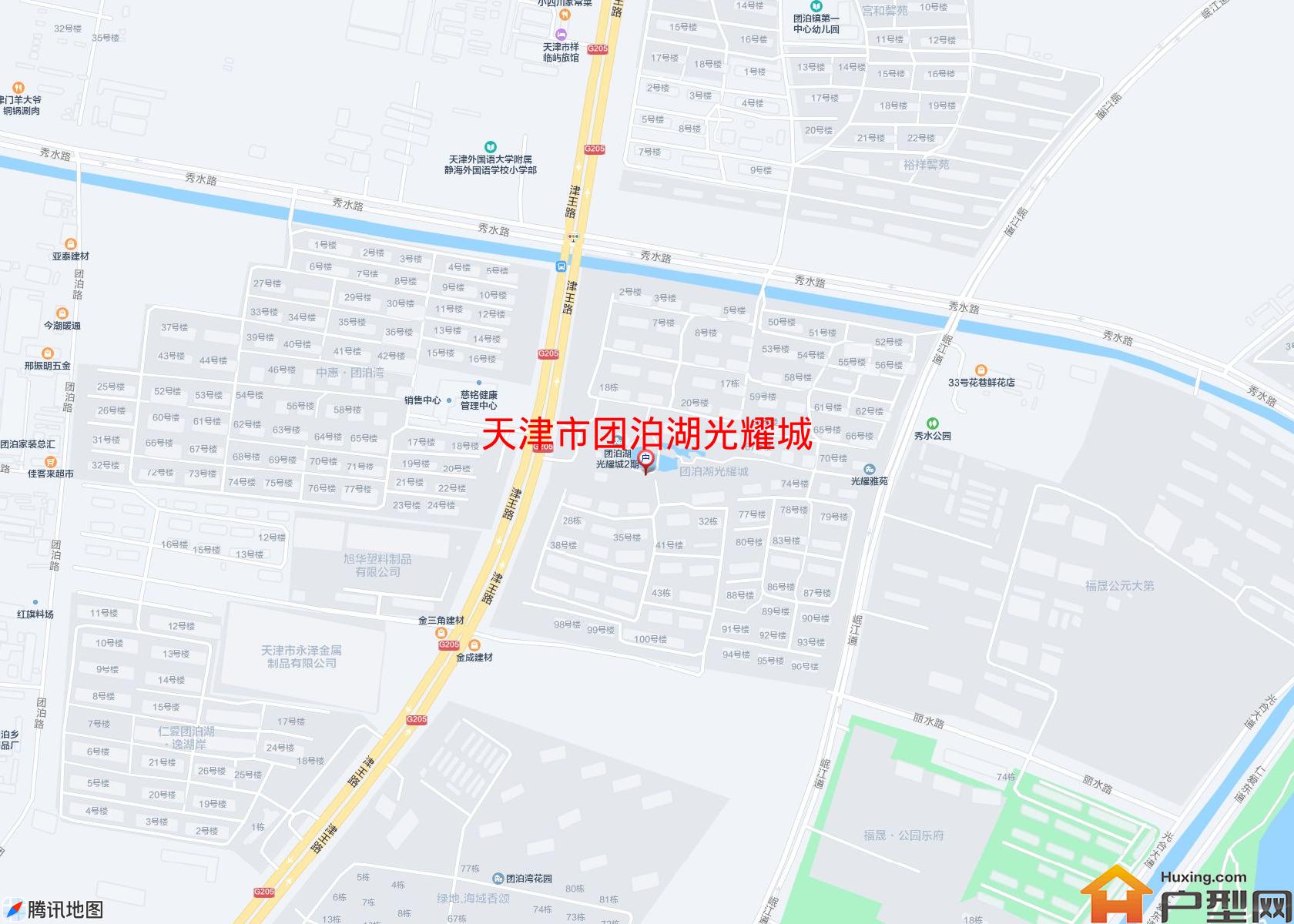 团泊湖光耀城小区 - 户型网