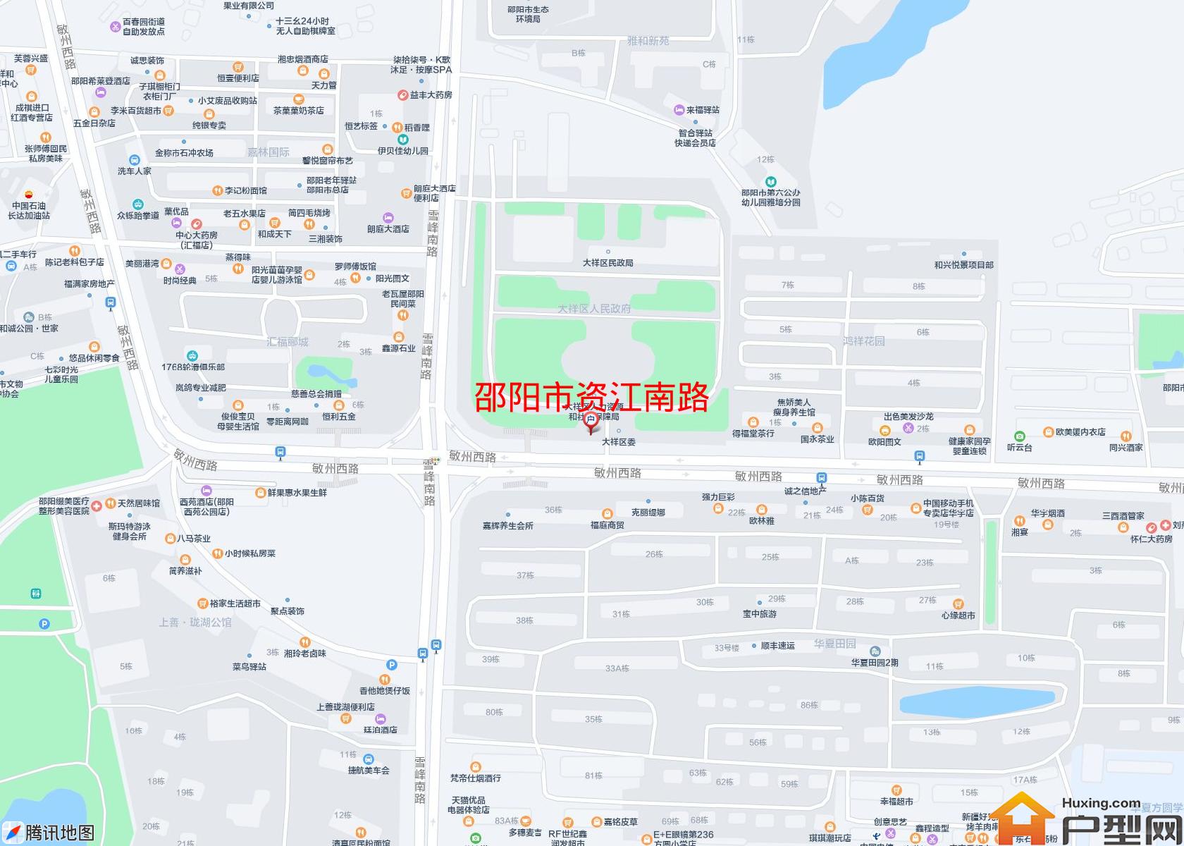 资江南路小区 - 户型网