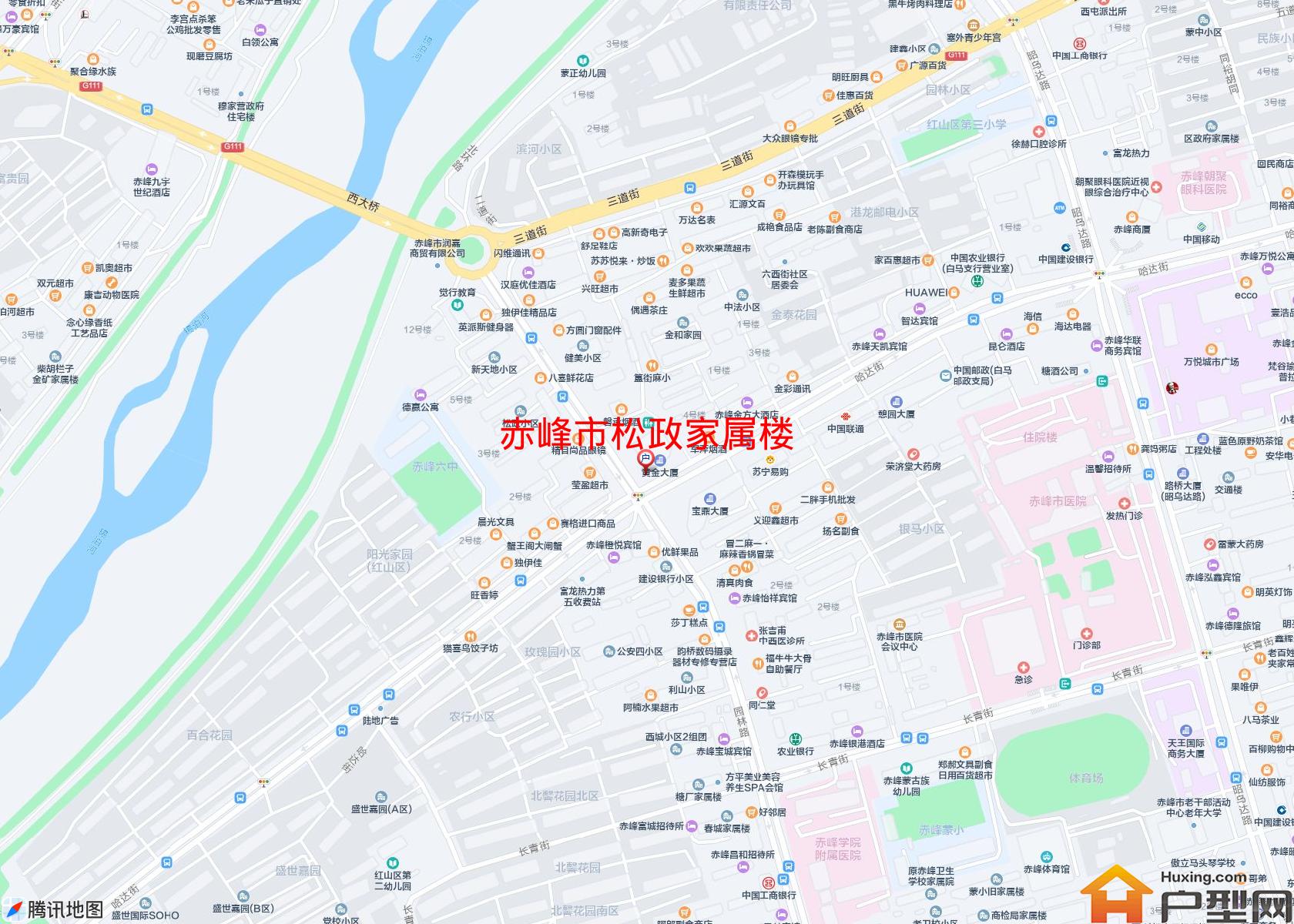 松政家属楼小区 - 户型网