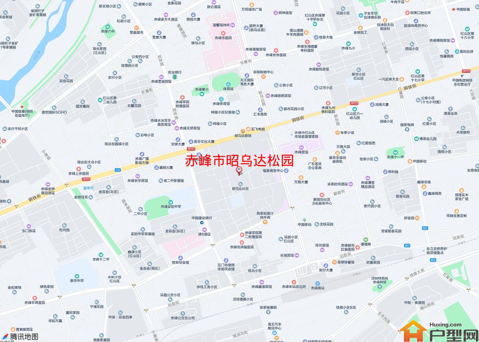 昭乌达松园小区 - 户型网