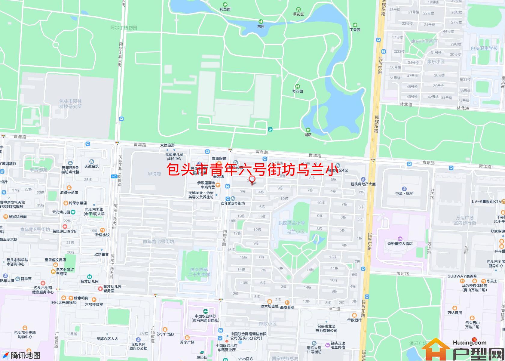 青年六号街坊乌兰小小区 - 户型网