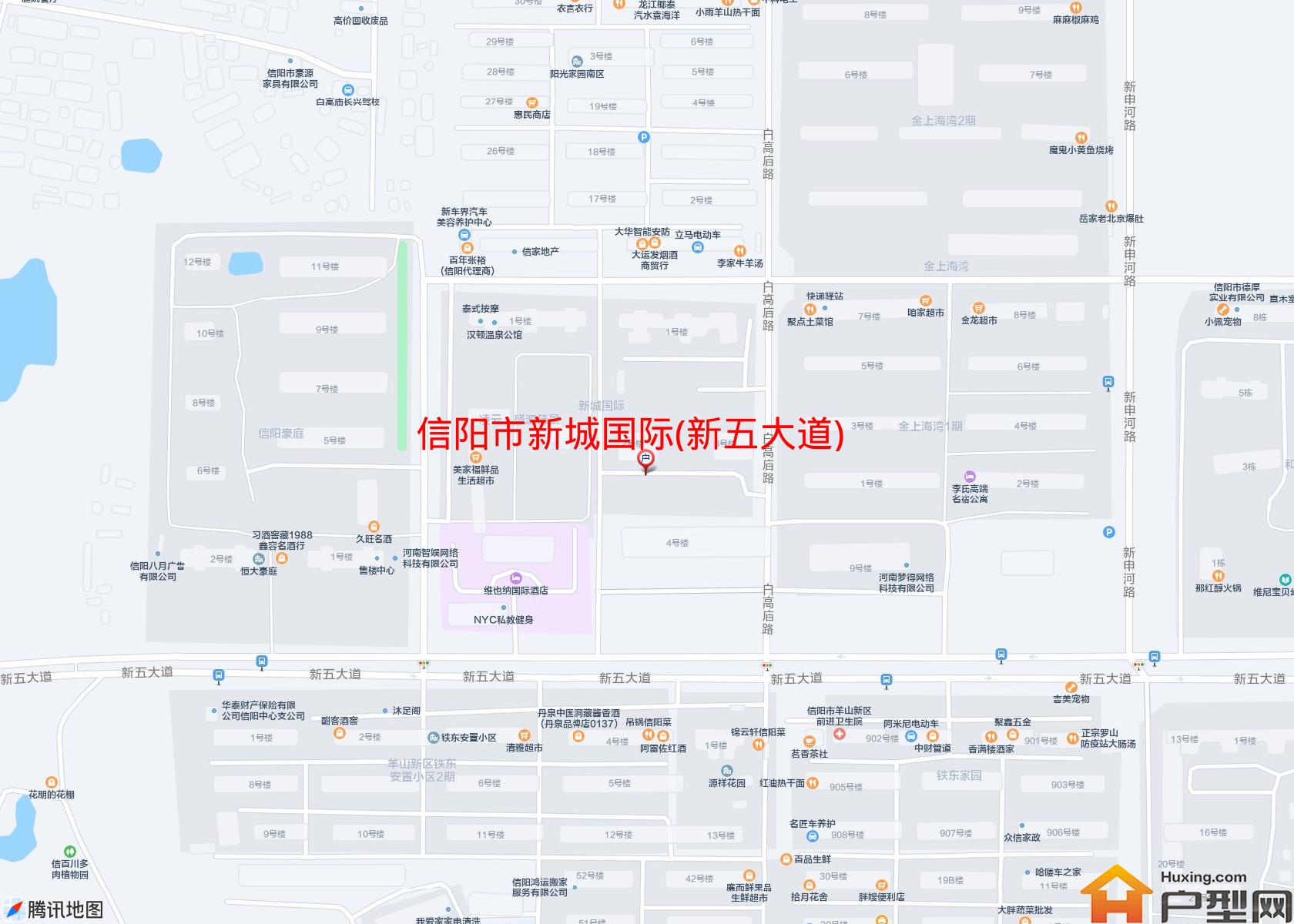 新城国际(新五大道)小区 - 户型网