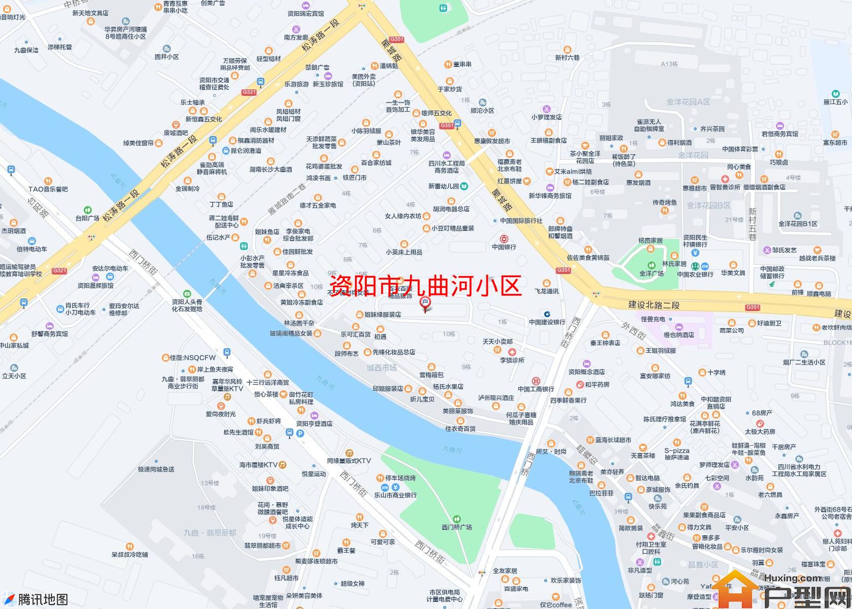 九曲河小区小区 - 户型网