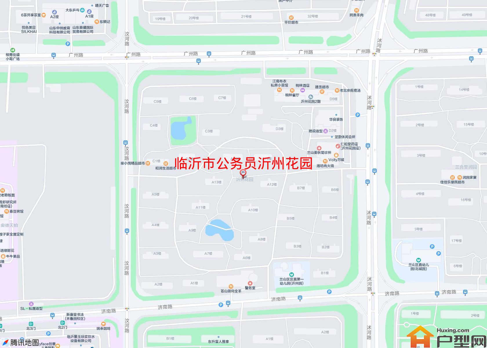 公务员沂州花园小区 - 户型网