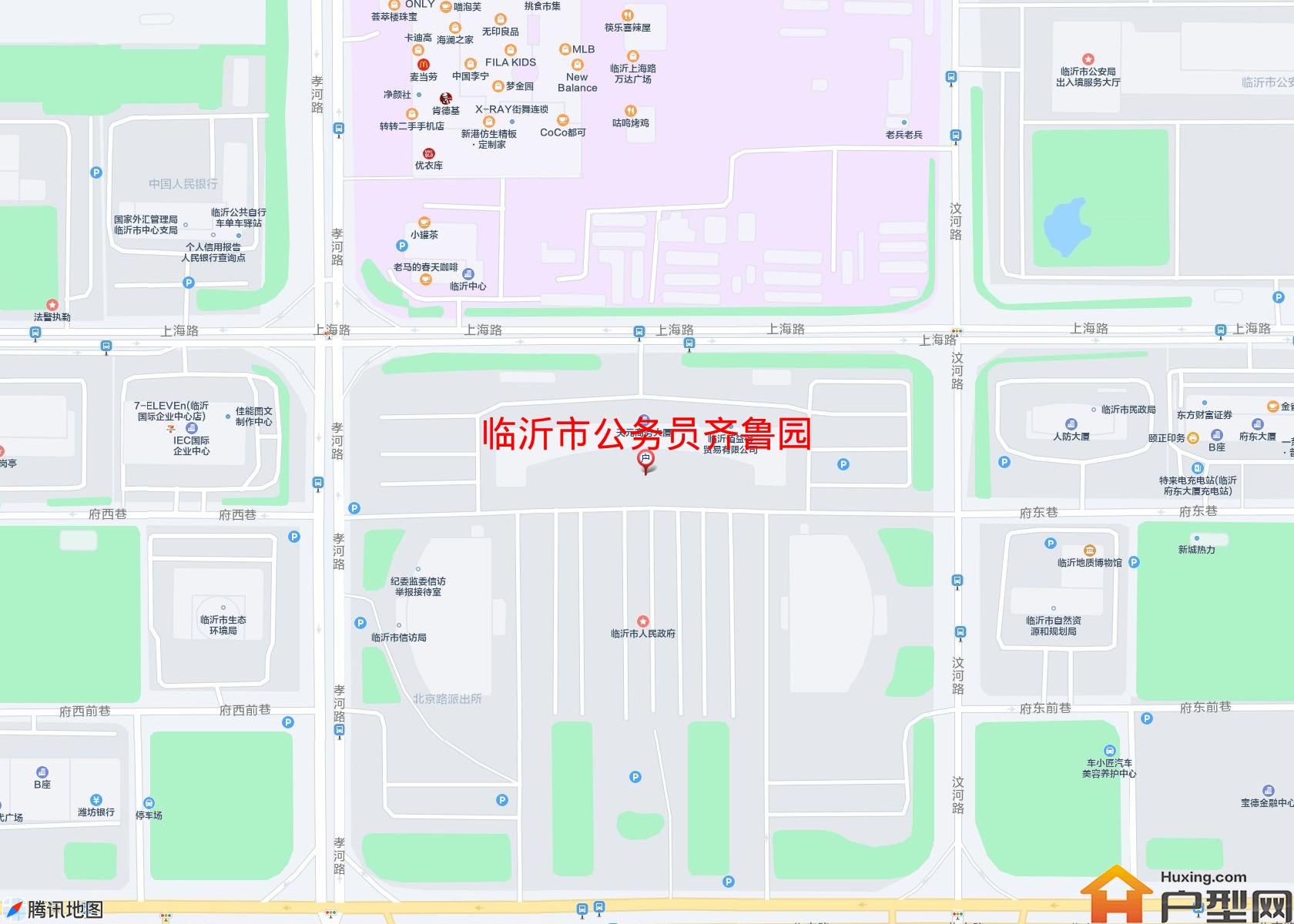 公务员齐鲁园小区 - 户型网