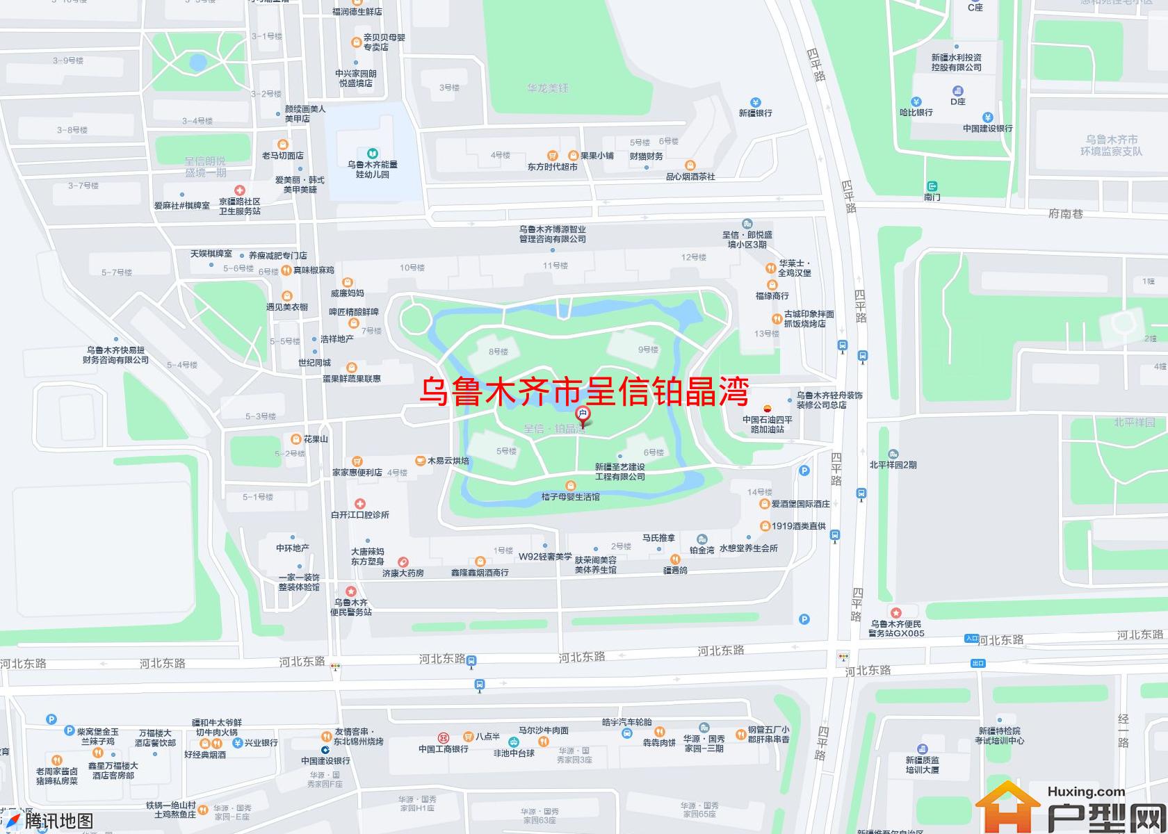 呈信铂晶湾小区 - 户型网