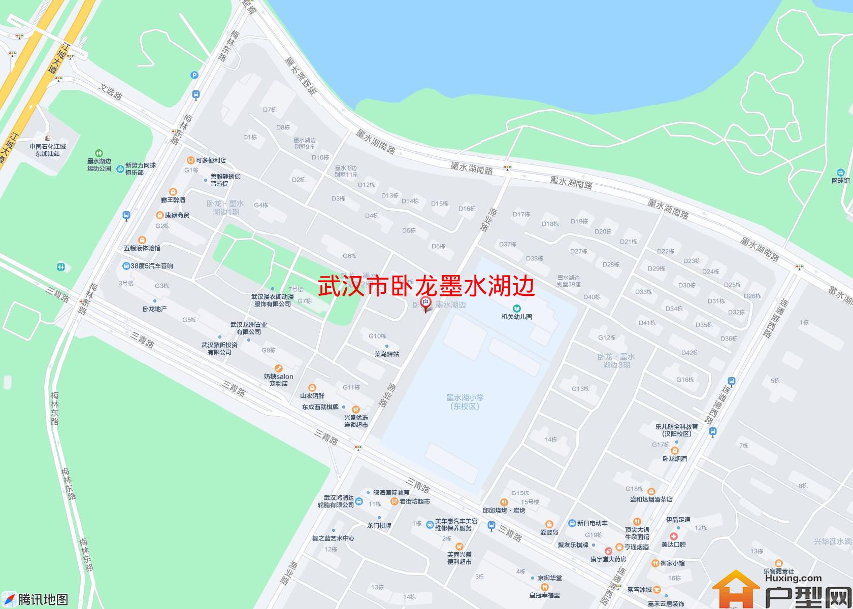 卧龙墨水湖边小区 - 户型网