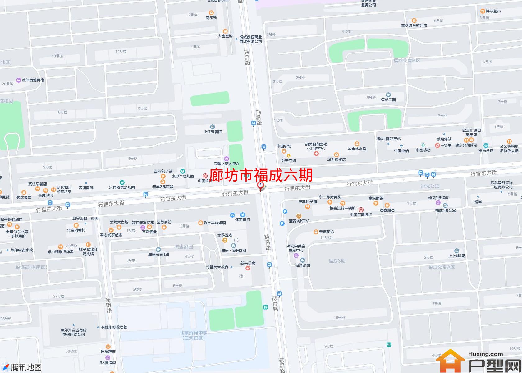 福成六期小区 - 户型网