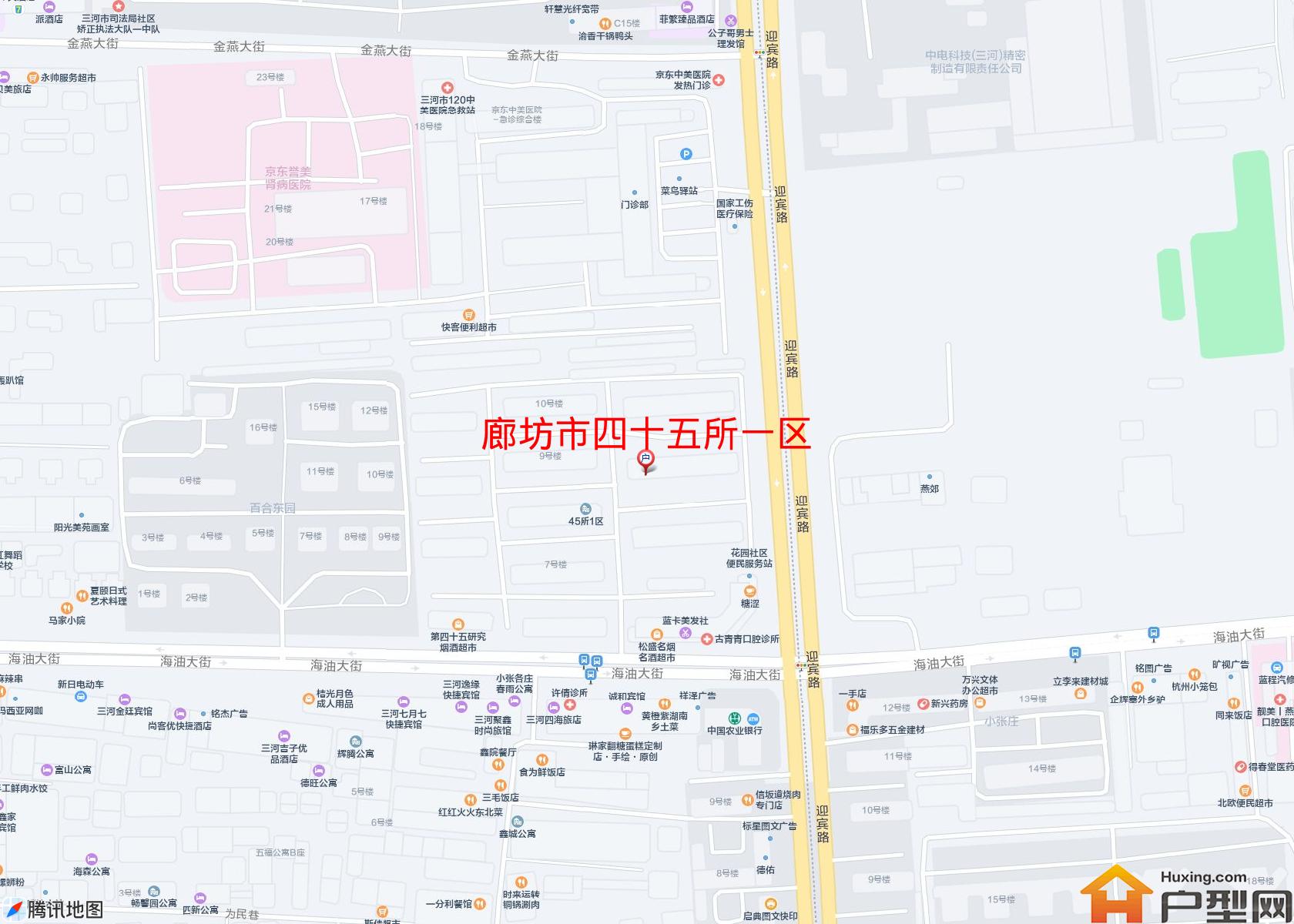 四十五所一区小区 - 户型网