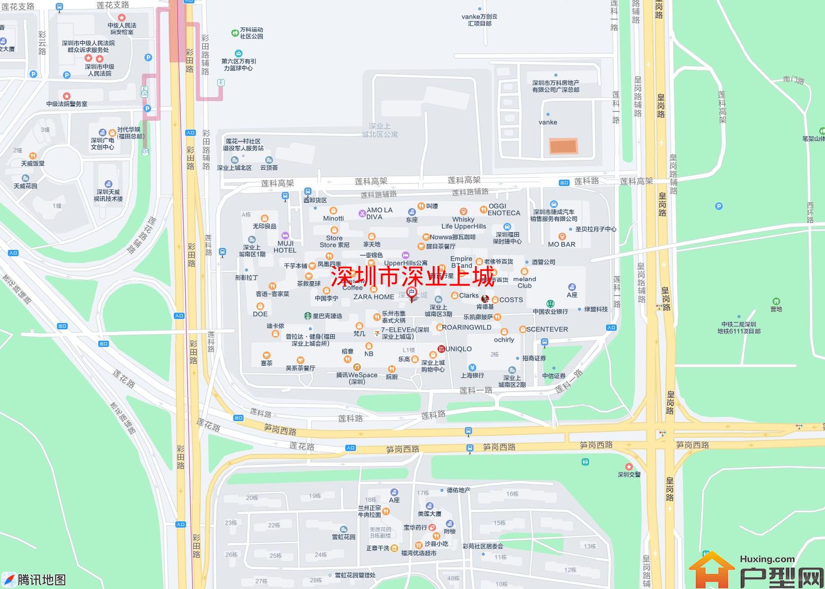 深业上城小区 - 户型网