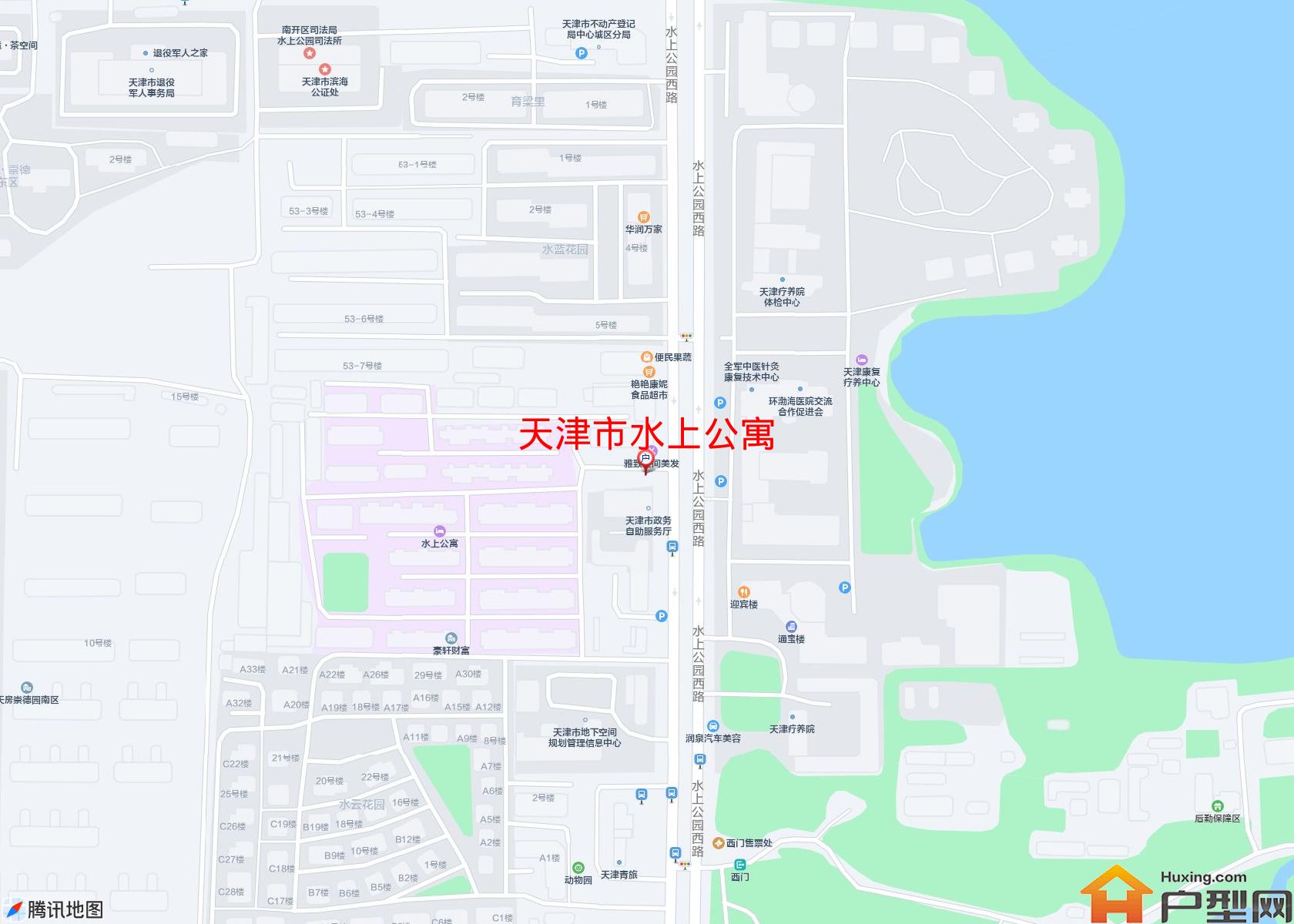 水上公寓小区 - 户型网