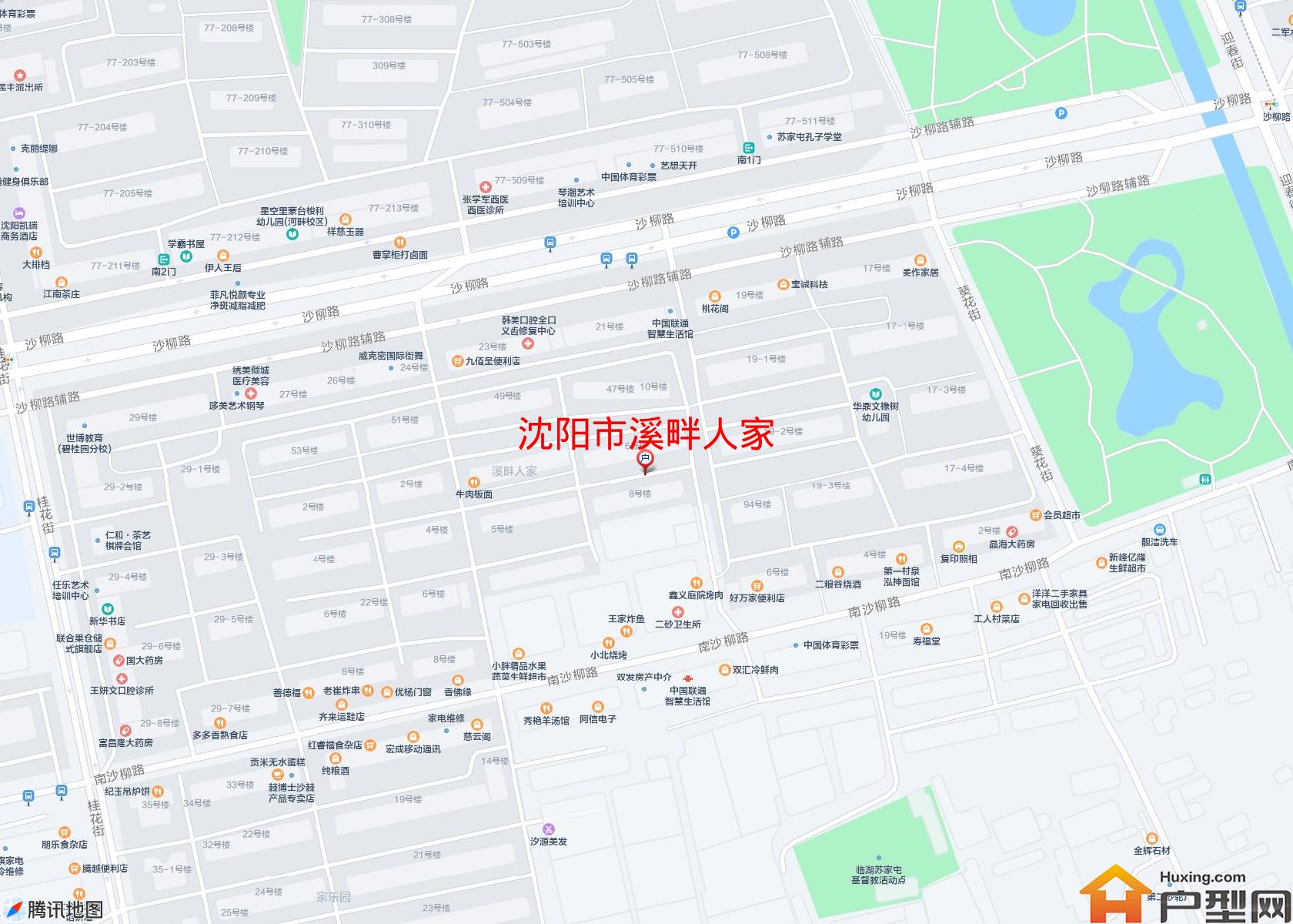 溪畔人家小区 - 户型网