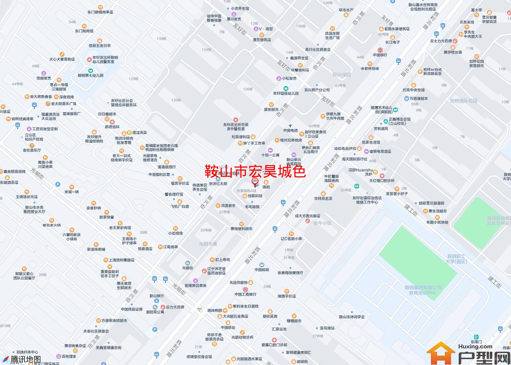 宏昊城色小区 - 户型网