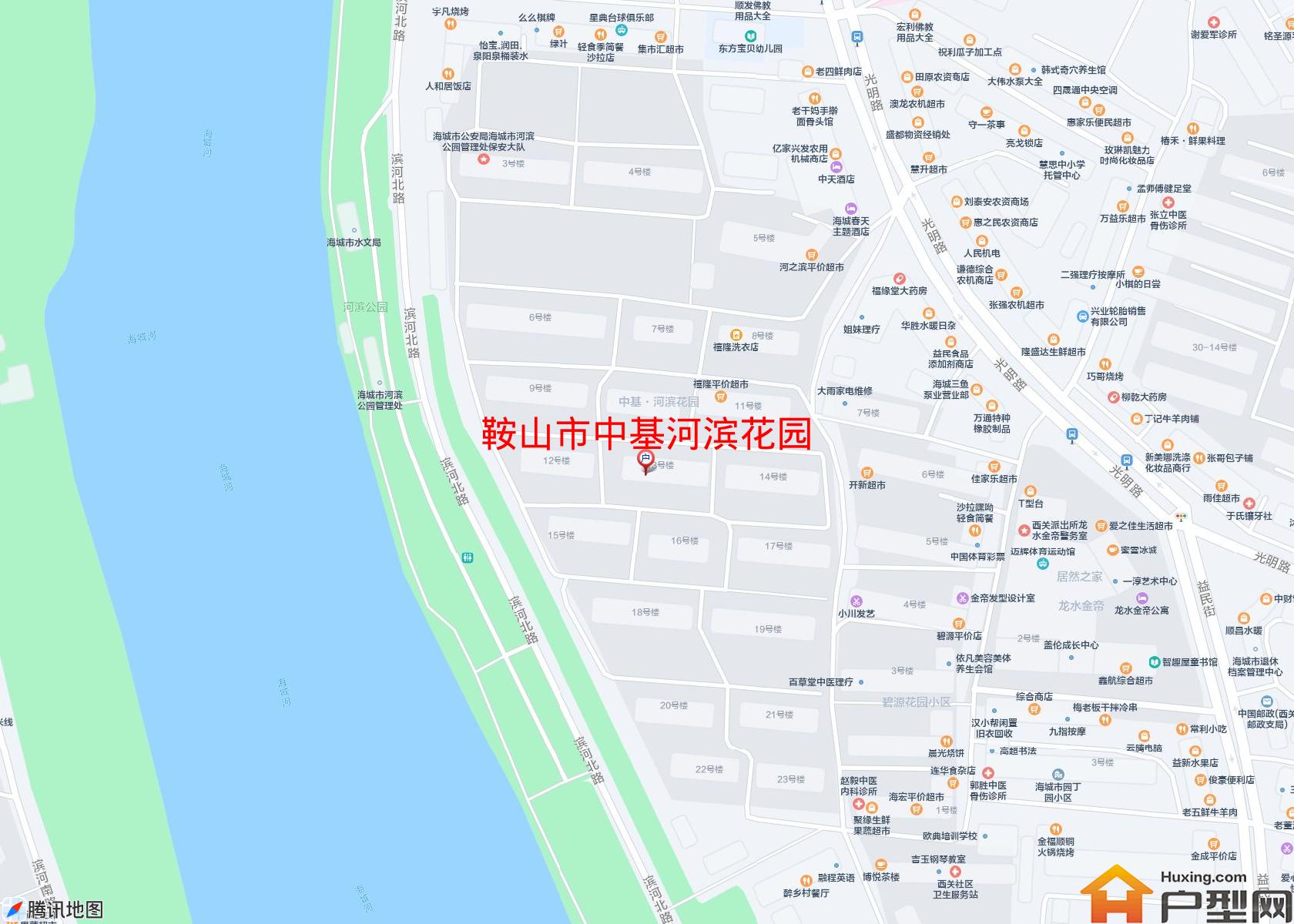 中基河滨花园小区 - 户型网