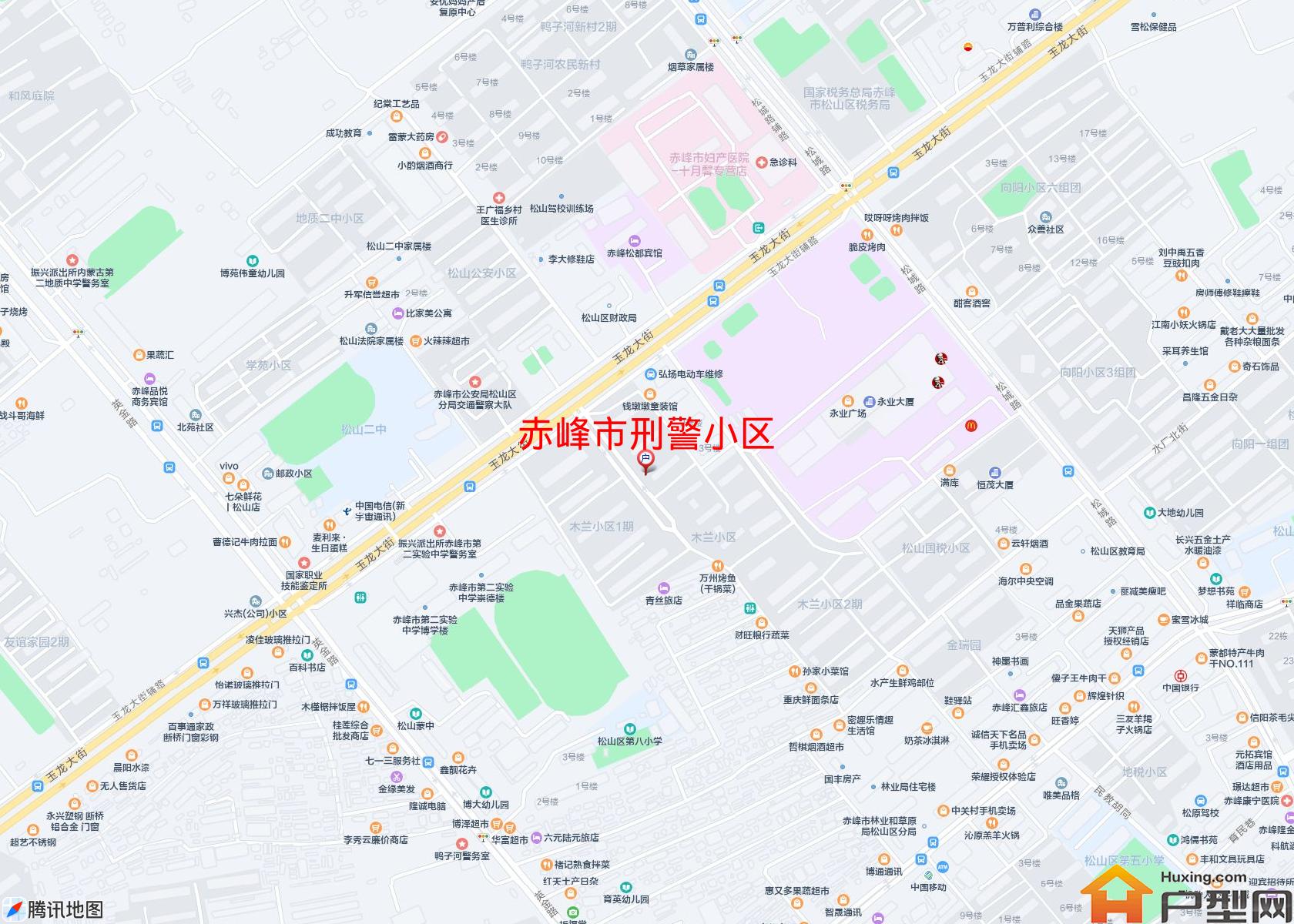 刑警小区小区 - 户型网