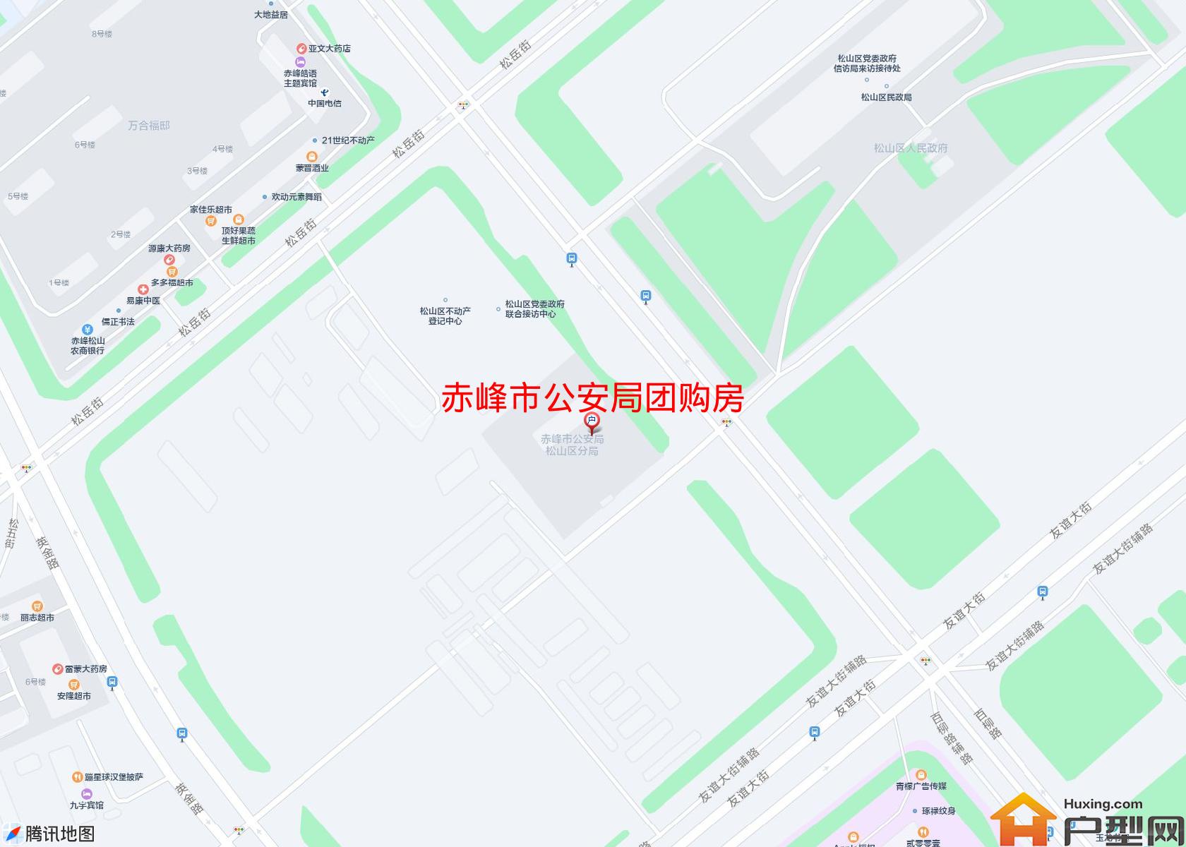 公安局团购房小区 - 户型网