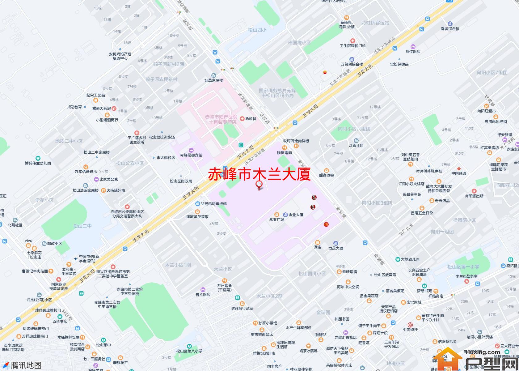 木兰大厦小区 - 户型网