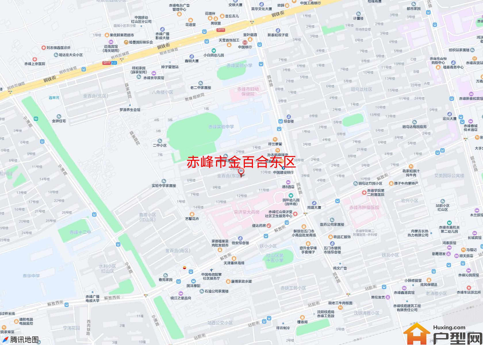 金百合东区小区 - 户型网