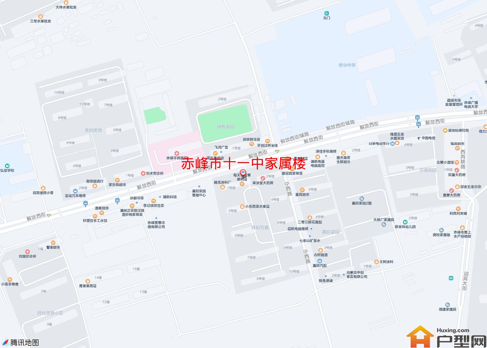 十一中家属楼小区 - 户型网
