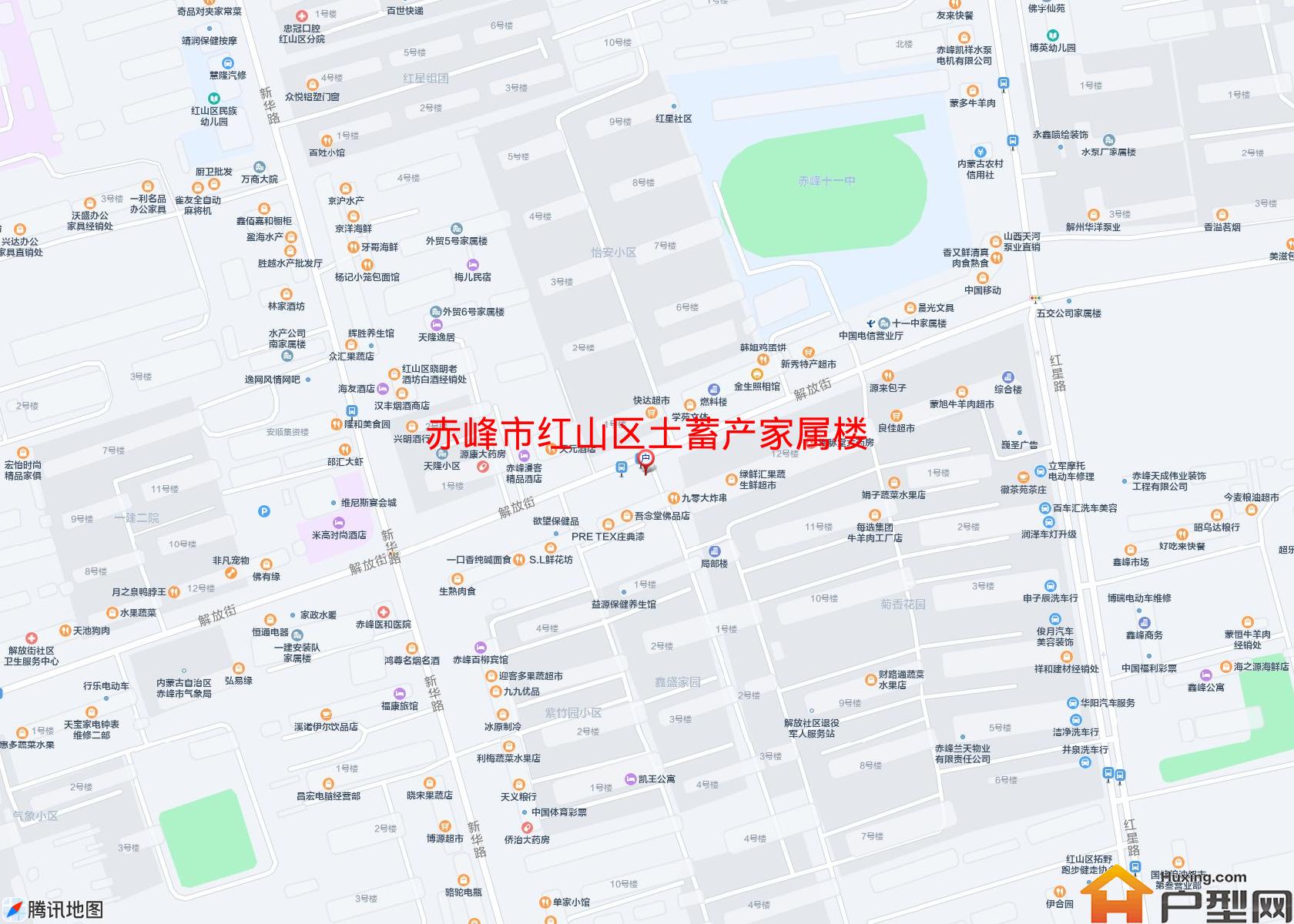 红山区土蓄产家属楼小区 - 户型网