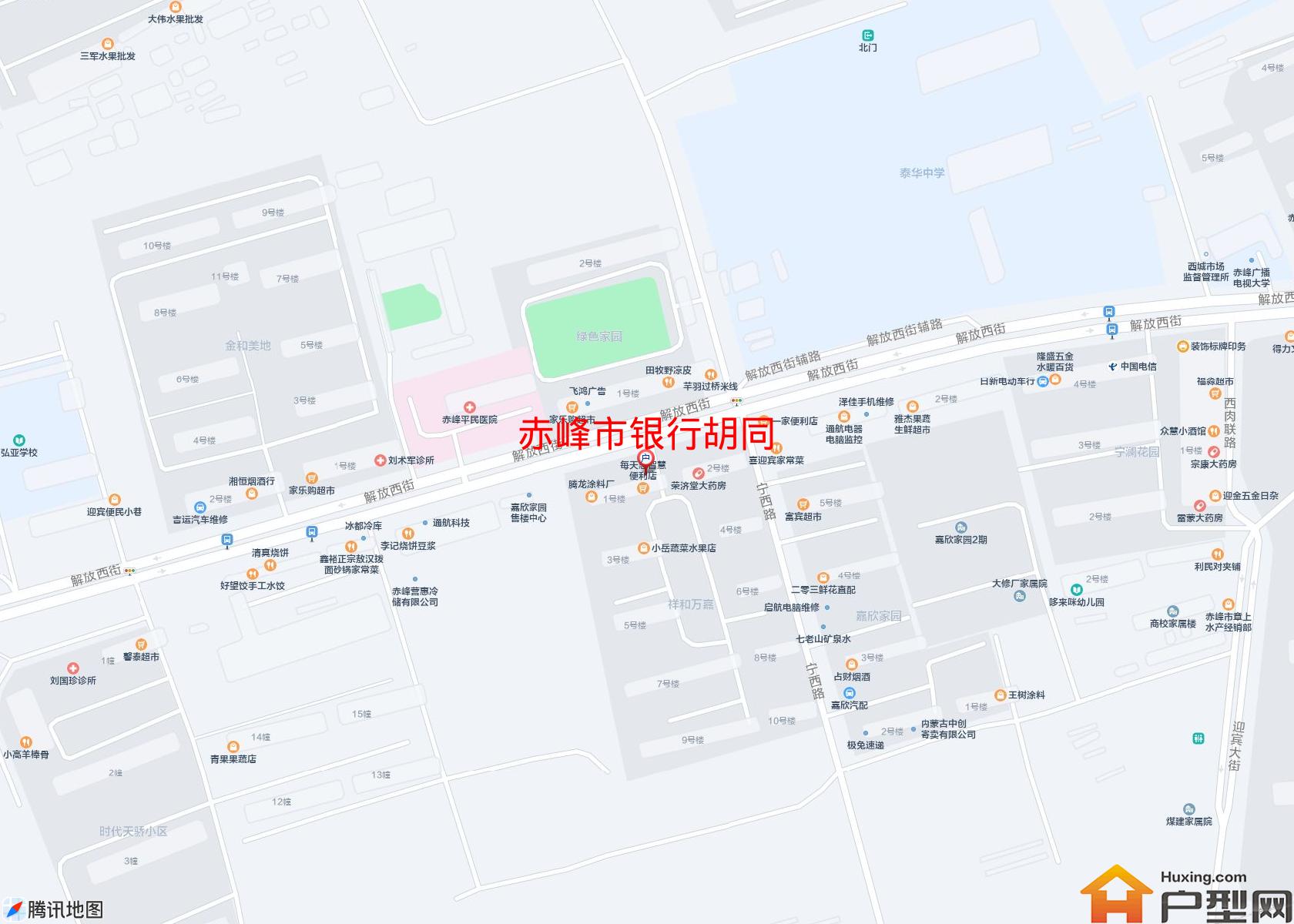 银行胡同小区 - 户型网