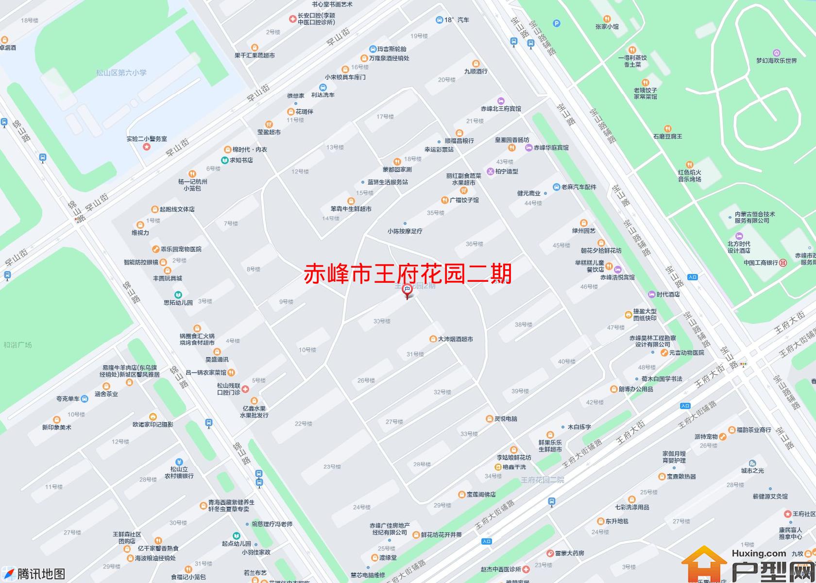 王府花园二期小区 - 户型网