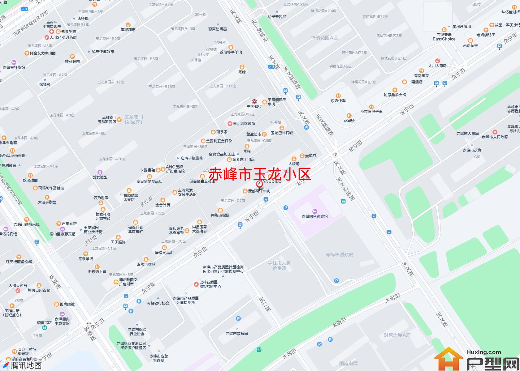 玉龙小区小区 - 户型网
