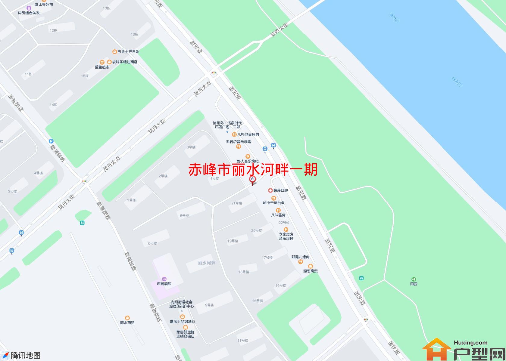 丽水河畔一期小区 - 户型网