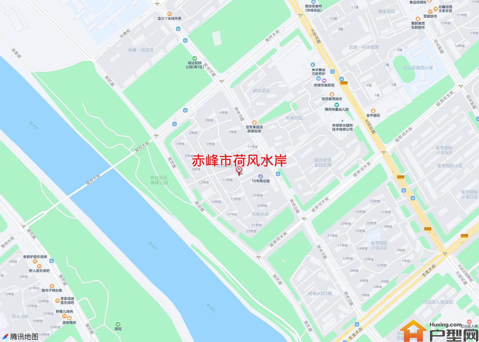 荷风水岸小区 - 户型网