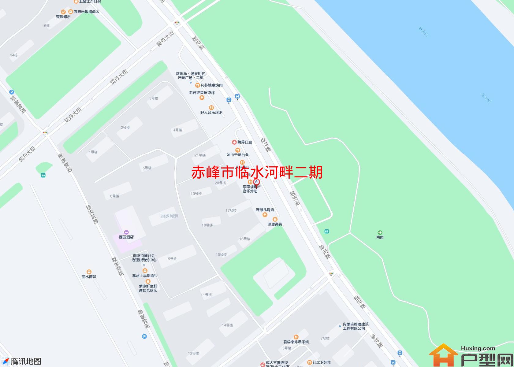 临水河畔二期小区 - 户型网